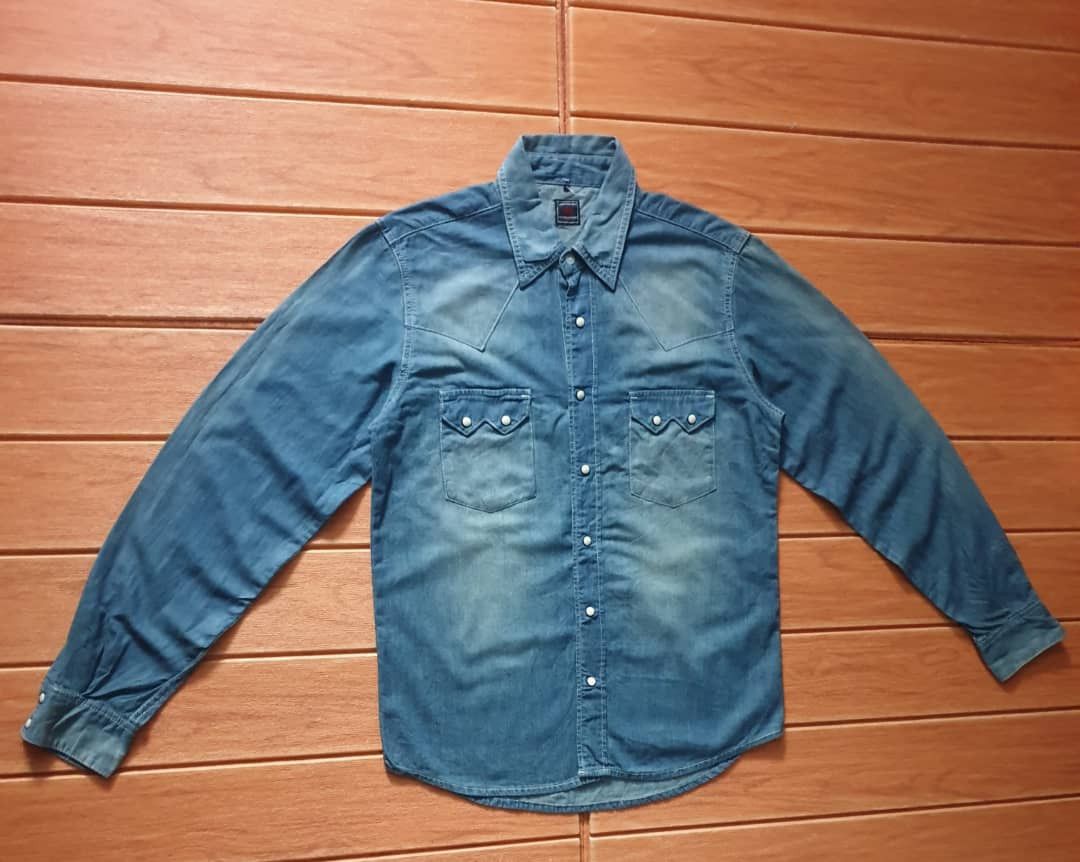 URBAN RESEARCH DOORS Urban research doors blue colour Western Shirt Size US M / EU 48-50 / 2 - 6 Thumbnail