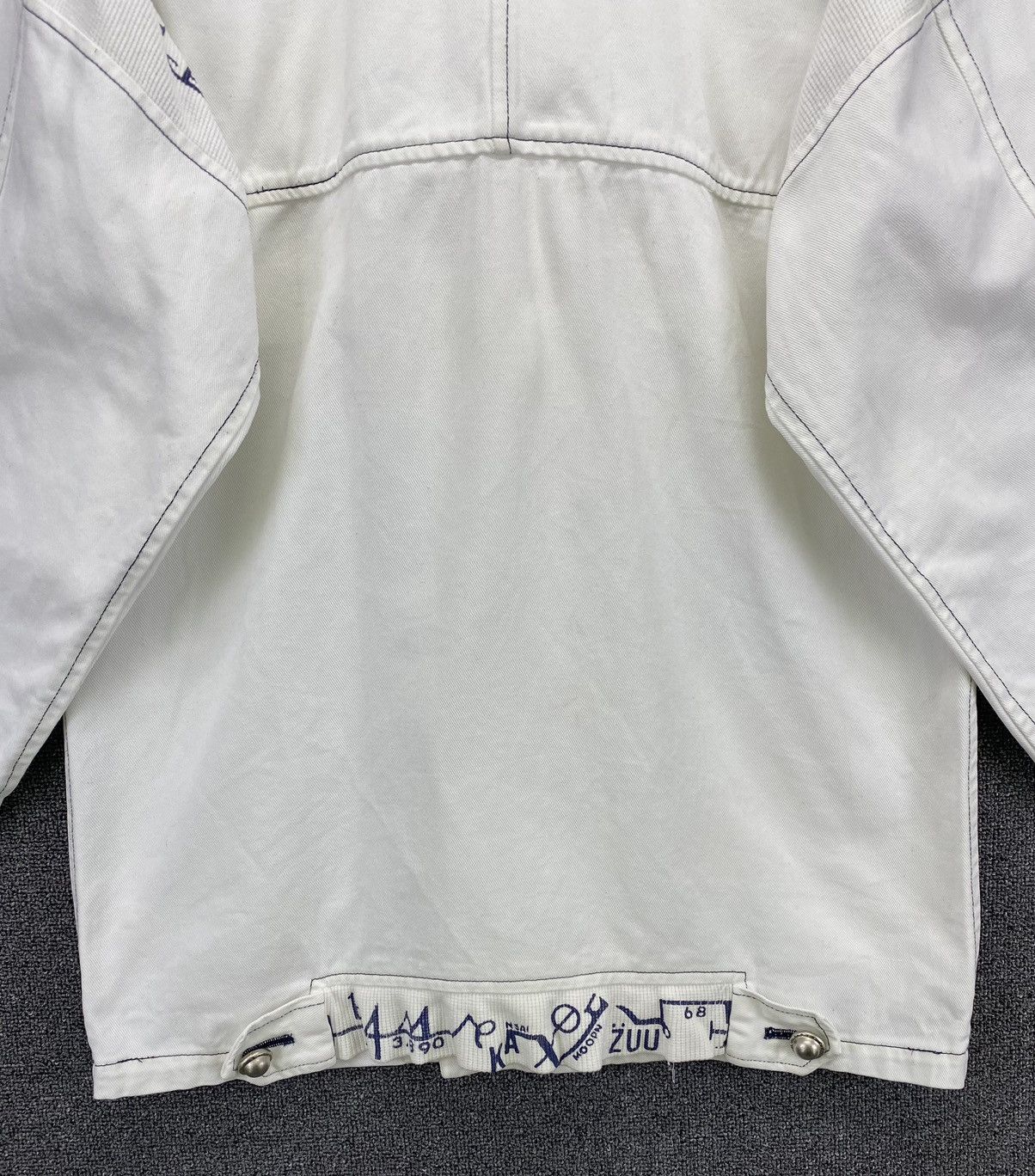 Kansai Yamamoto Vintage 90 Kansai Yamamoto Double Breasted Denim Coat Jacket Size US M / EU 48-50 / 2 - 14 Thumbnail