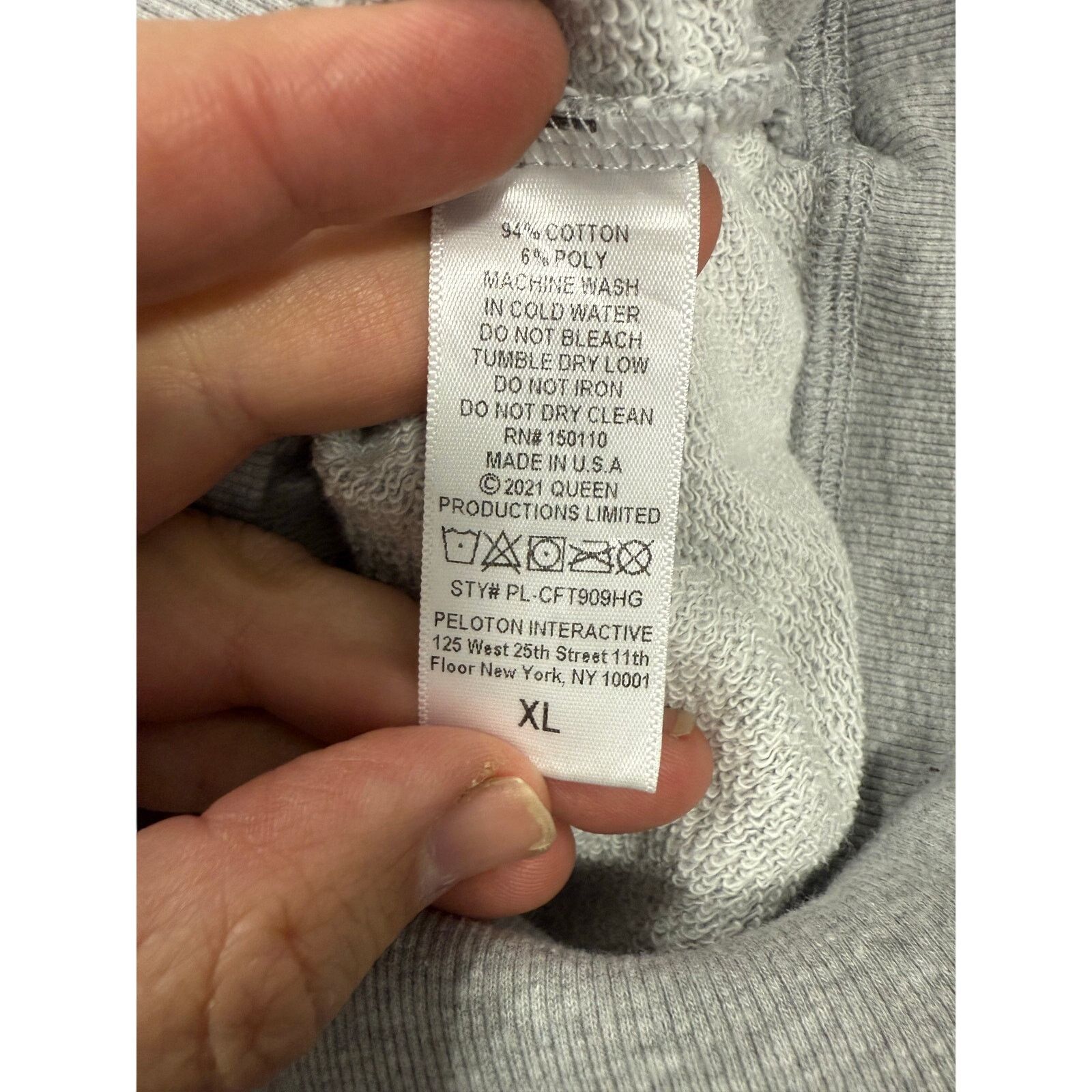 Peloton Peloton X Queen Women’s Sweatshirt sz XL #G668 Size XL / US 12-14 / IT 48-50 - 8 Thumbnail