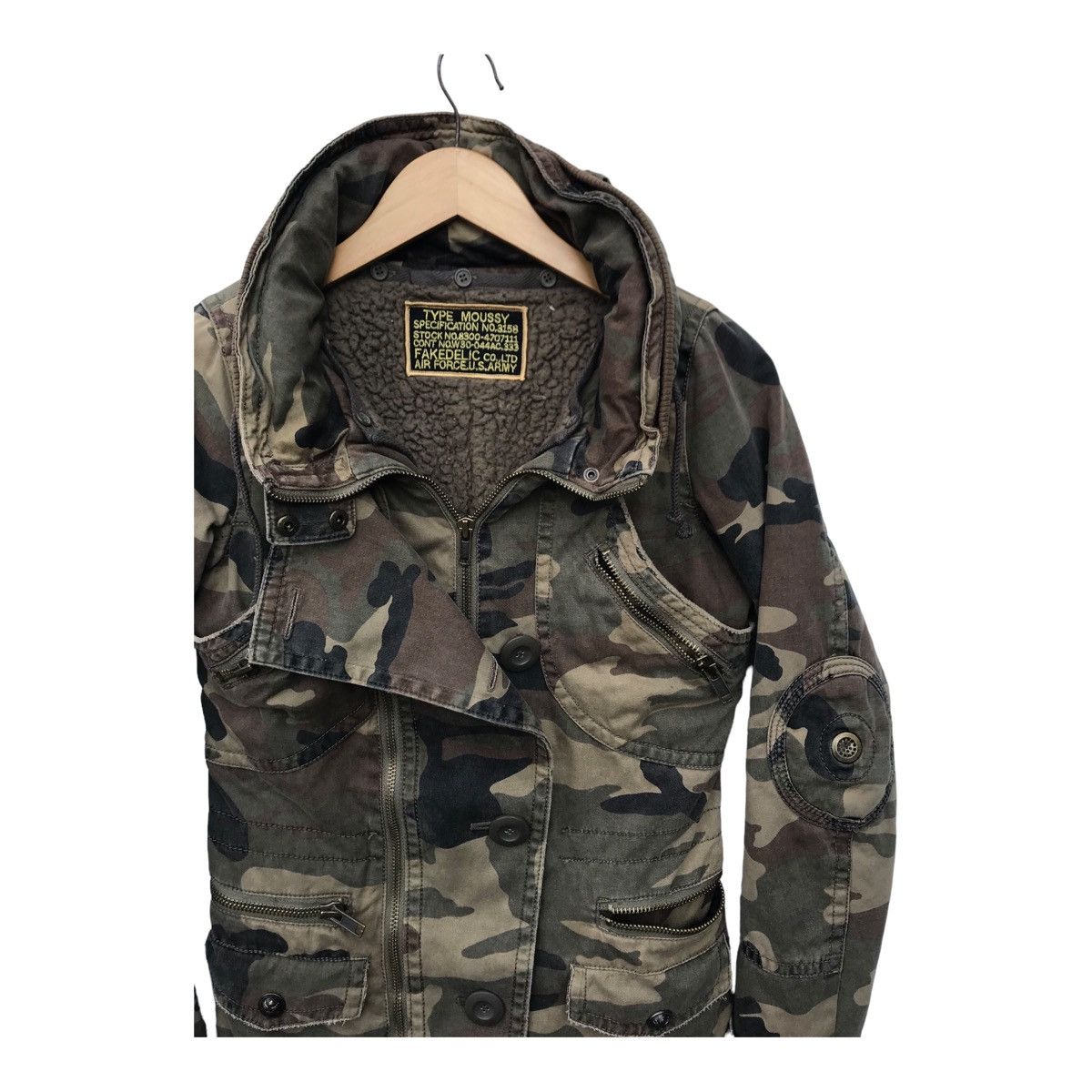 Other Moussy Women Camo Tactical Multipocket Jacket (18”X25”) Size S / US 4 / IT 40 - 5 Thumbnail
