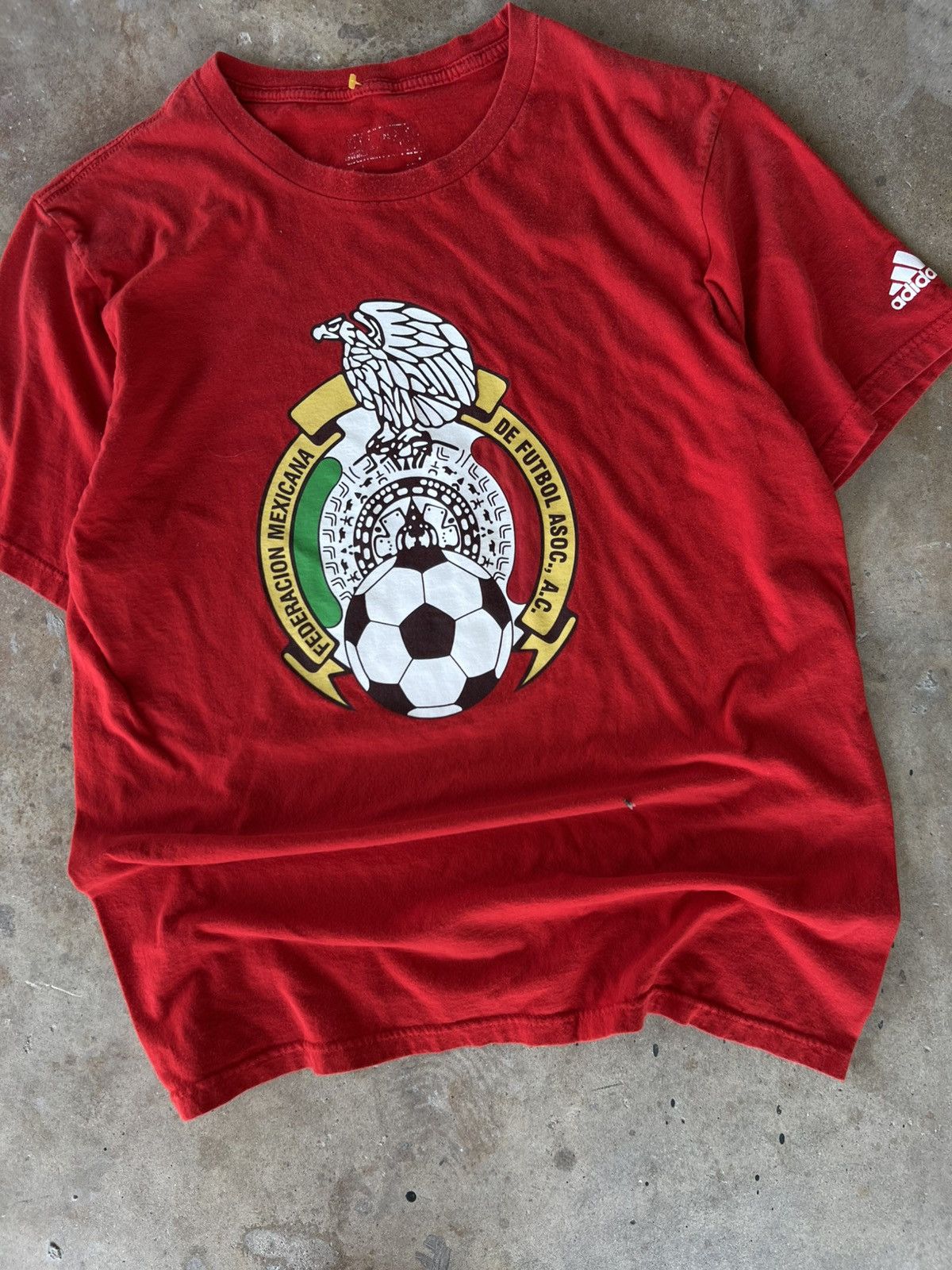 Adidas Vintage 2000’s Mexico 🇲🇽 National Adidas OG Logo T Shirt Size US M / EU 48-50 / 2 - 1 Thumbnail