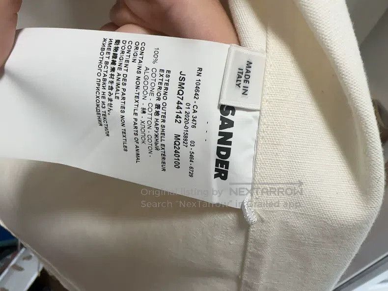 Jil Sander Jil Sander size 38 Back Logo Linen Short Sleeve Shirt Size US L / EU 52-54 / 3 - 6 Thumbnail