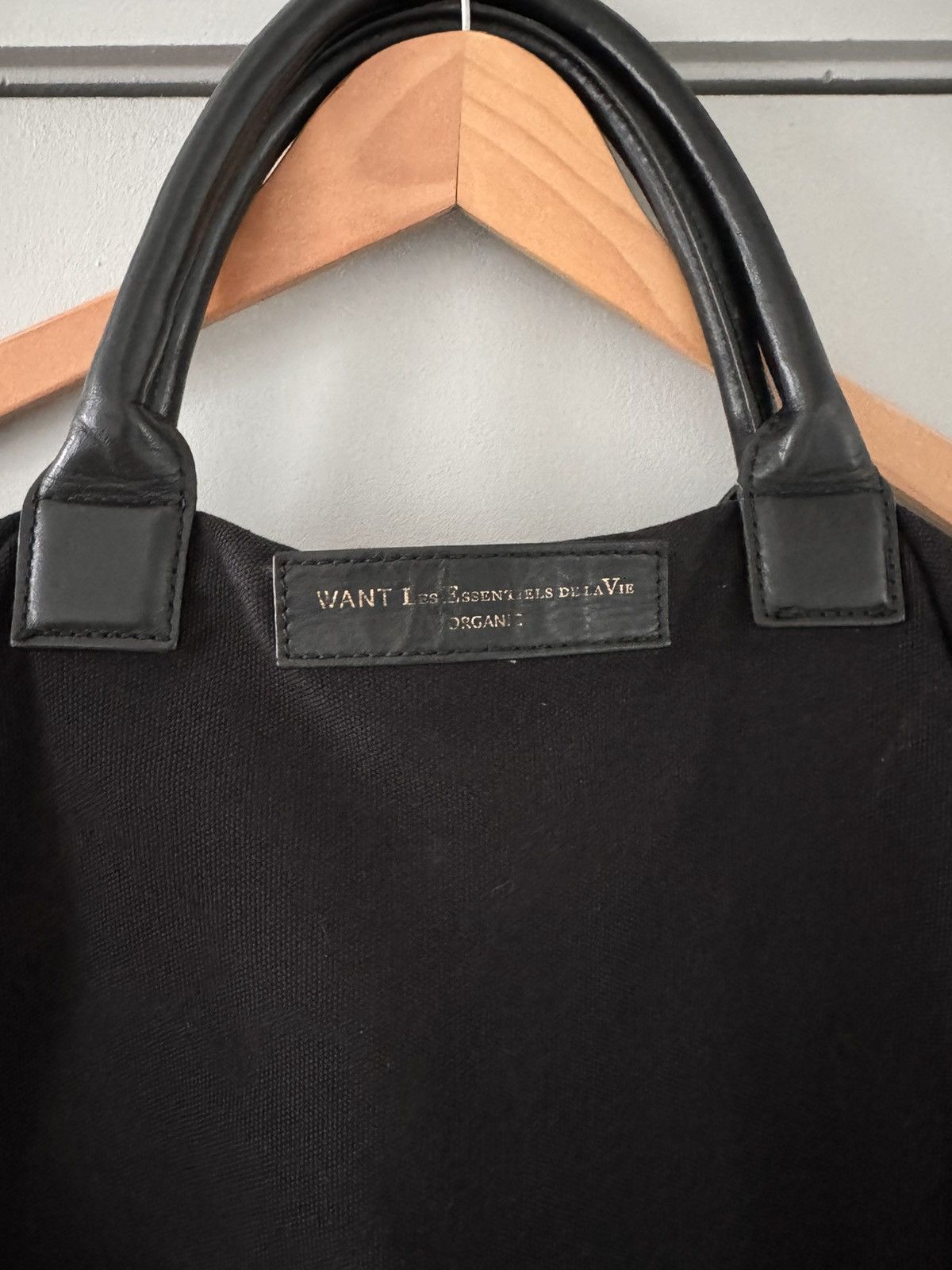 Sacoche Portable Want Les Essentials En Cuir Noir - Occasion Bon état - Pour Ordinateur