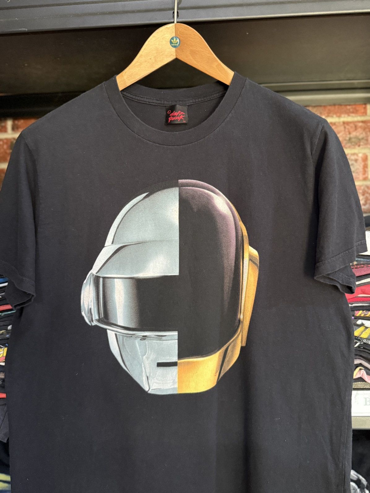 Band Tees Rare Vintage Daft Punk Electronic Dou Promo Faded Usa Tee Size US L / EU 52-54 / 3 - 3 Thumbnail
