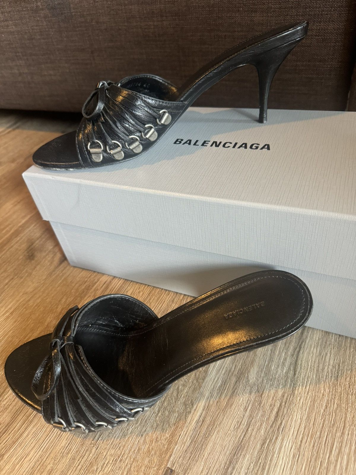 Balenciaga Balenciaga Cagole Sandal Size US 10 / IT 40 - 1 Thumbnail