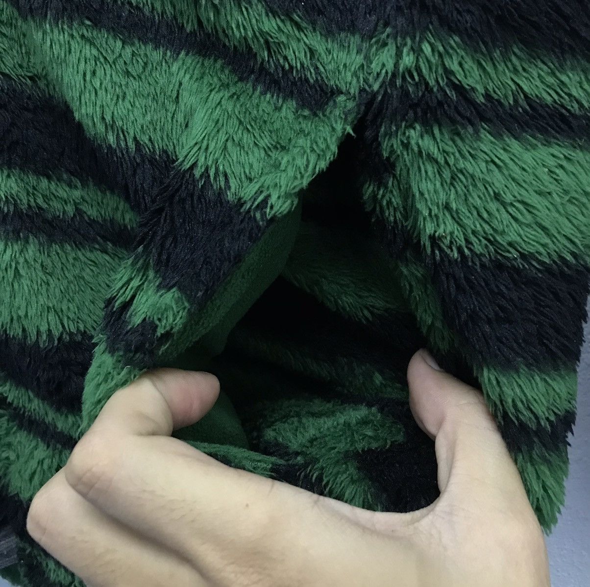 Undercover × Uniqlo × Vintage Vintage Uniqlo Undercover Fleece Cardigan Fir KIDS KNITWEAR Size US M / EU 48-50 / 2 - 5 Thumbnail