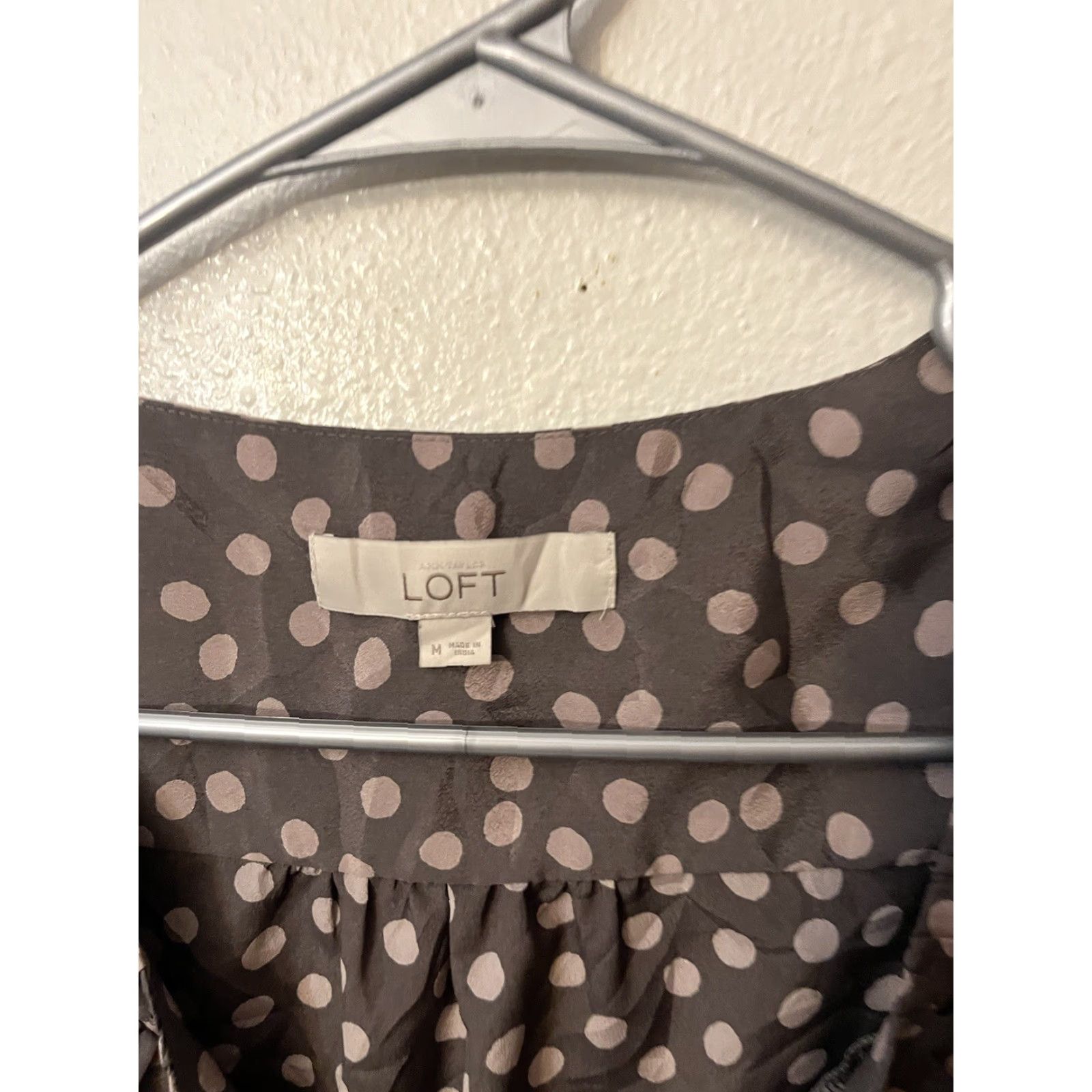 Loft Loft Polka Dot Tank Blouse Top Work/Office Wear Womens SZ Medium Size M / US 6-8 / IT 42-44 - 2 Thumbnail