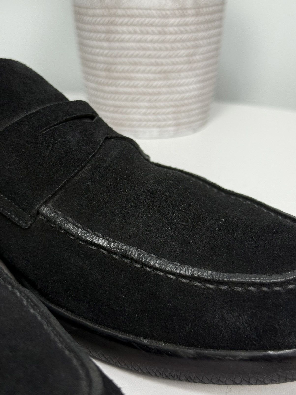 Prada PRADA Suede Loafers Black shoes Car Size US 11 / EU 44 - 10 Thumbnail