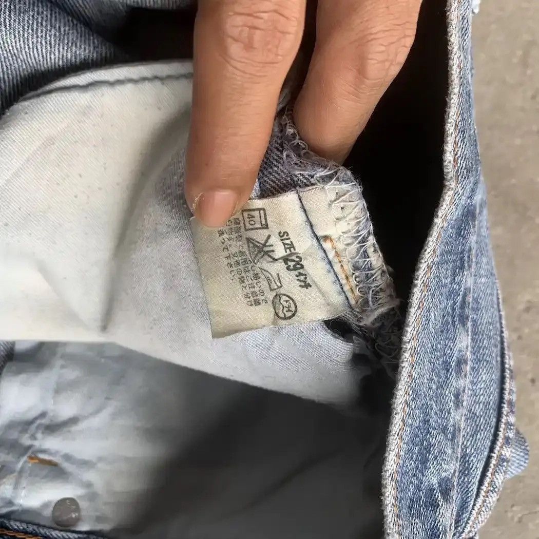 Levi's Vintage Clothing Levi’s 502 Distressed Denim Levis Jeans Trousers Pants Size US 28 / EU 44 - 6 Thumbnail