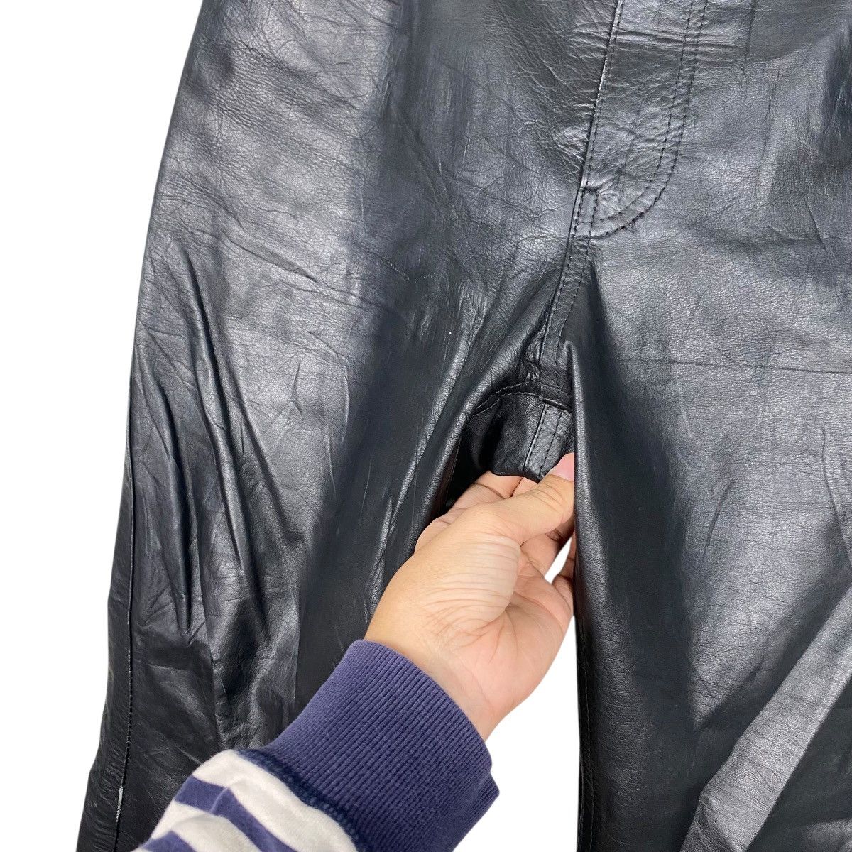 Leather Vintage Leather flare pant Size US 30 / EU 46 - 11 Thumbnail