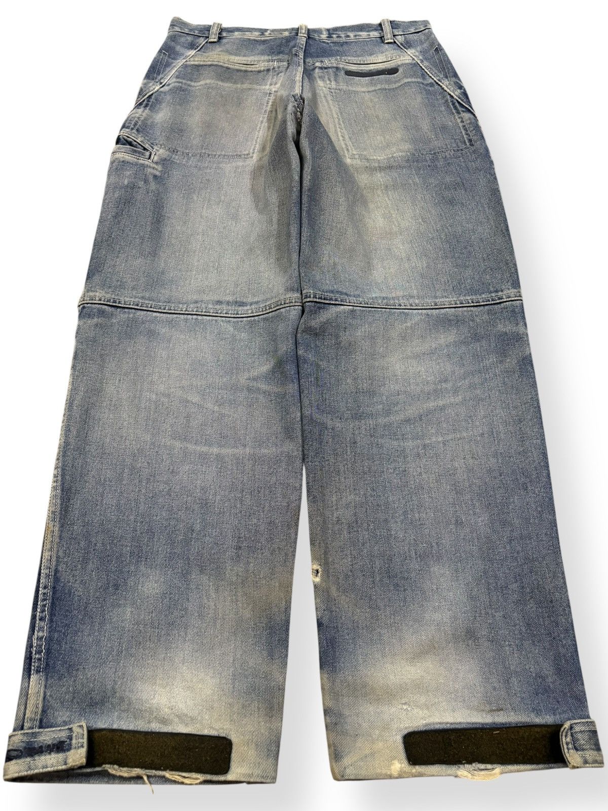 Vans Vintage Y2K Vans Double Knee Style Baggy Distressed Jeans Size US 30 / EU 46 - 2 Thumbnail