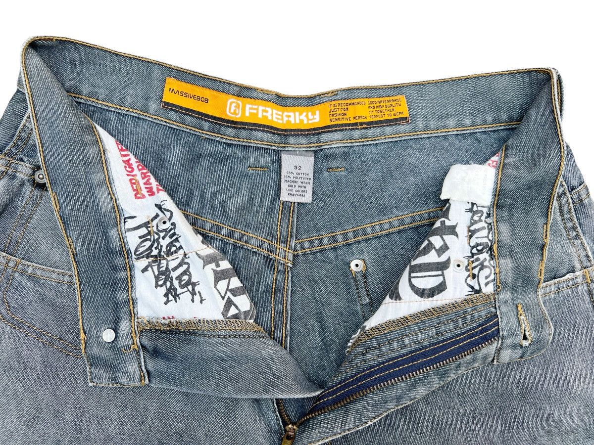 JNCO Y2K Freaky Massive Multipocket Baggy Boxy Denim Jeans 31 Size US 31 - 11 Thumbnail