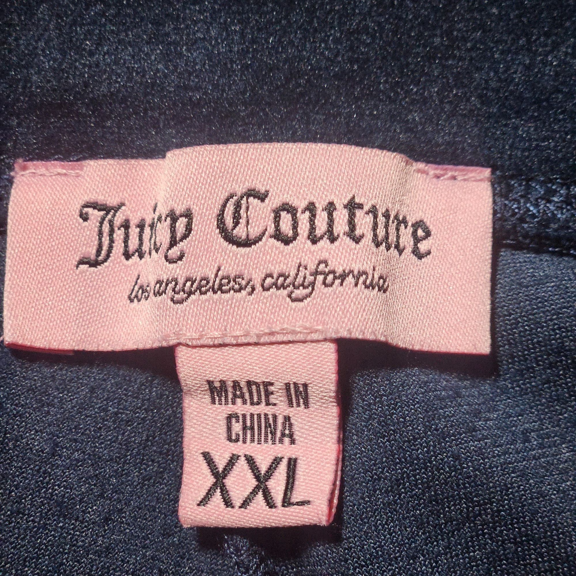 Juicy Couture Juicy Couture Women’s Velour Pants Navy XXL Athleisure Quiet Size 42" / US 20 - 4 Thumbnail