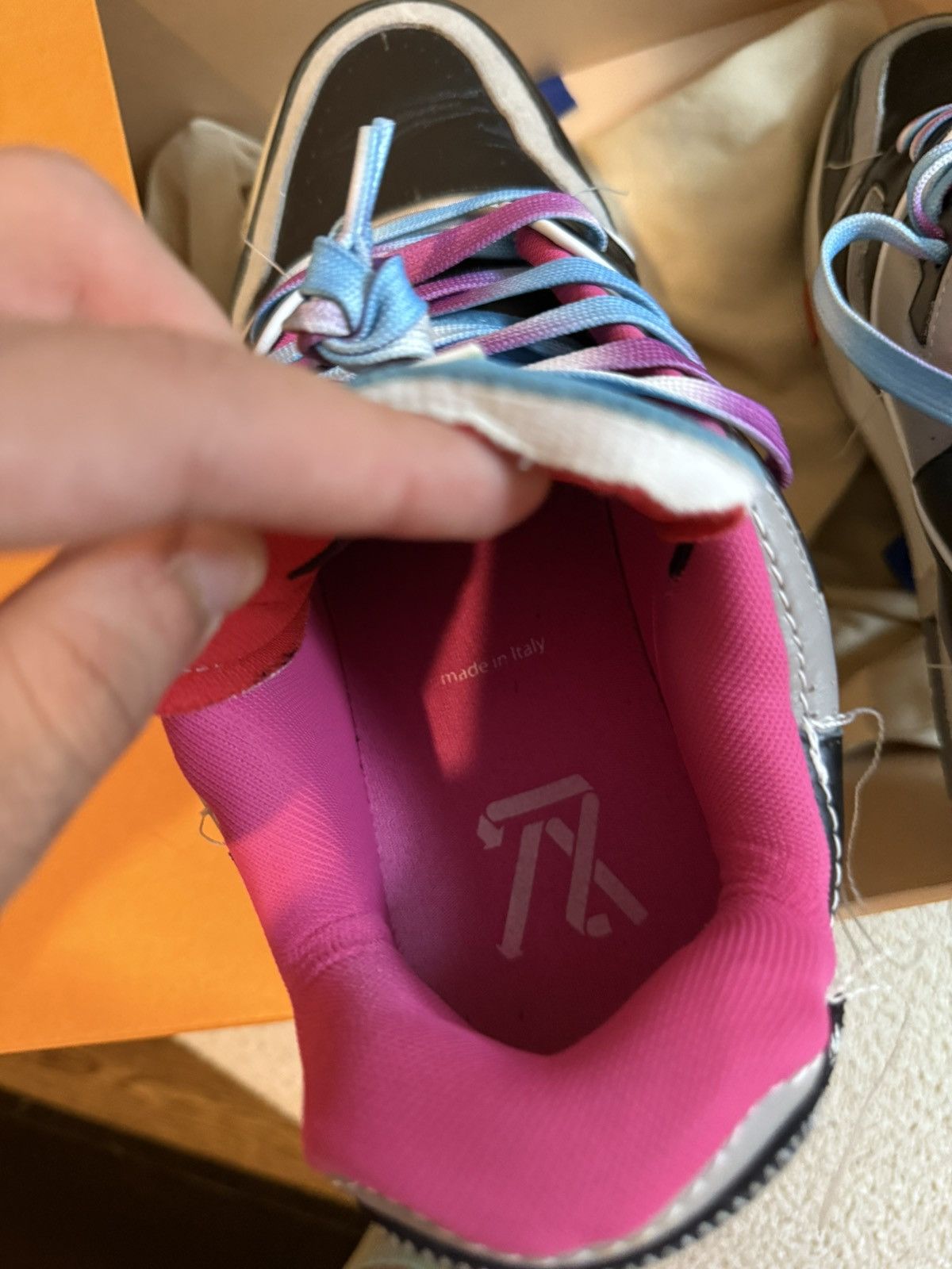 Louis Vuitton Louis Vuitton trainer upcycle Size US 9.5 / EU 42-43 - 9 Thumbnail