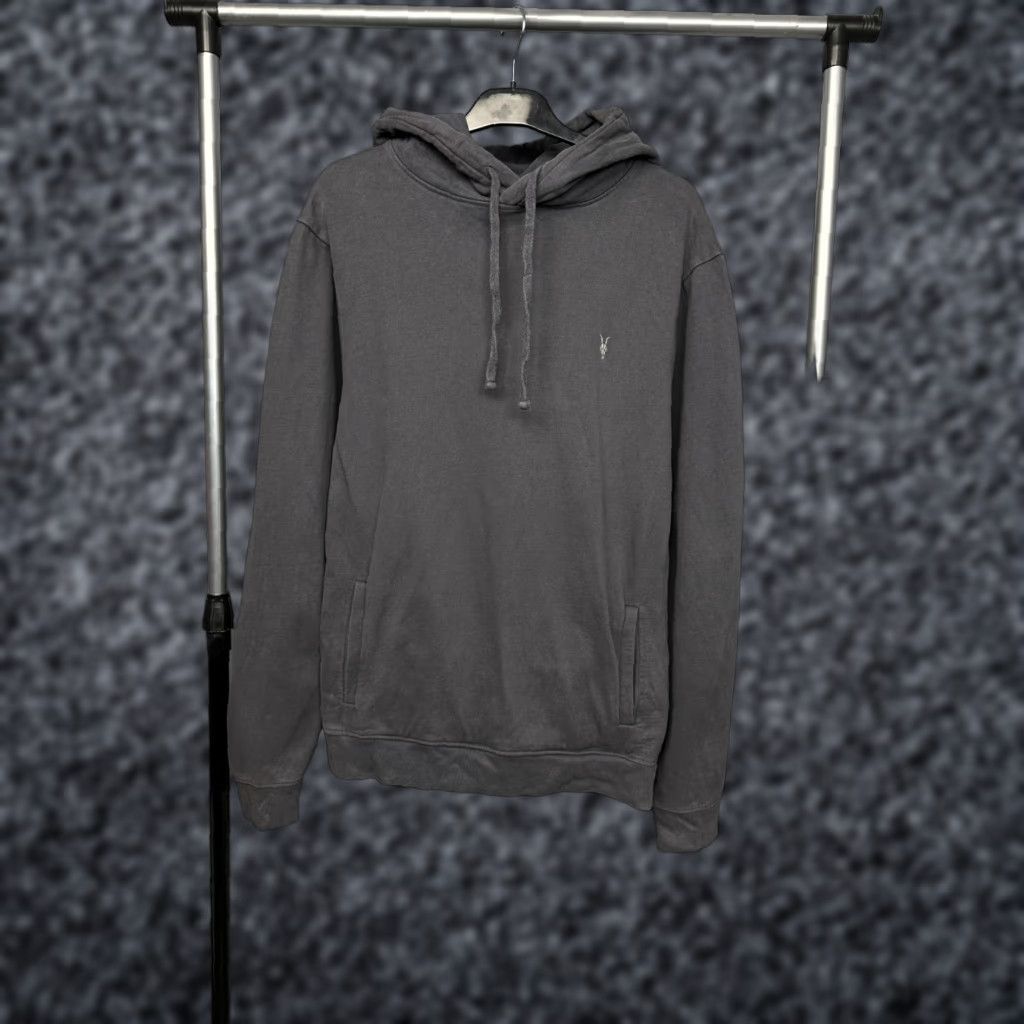 Allsaints AllSaints Aven OTH Hoodie Mens XS Gray Cotton Logo Pullover Hooded Size US XS / EU 42 / 0 - 1 Thumbnail