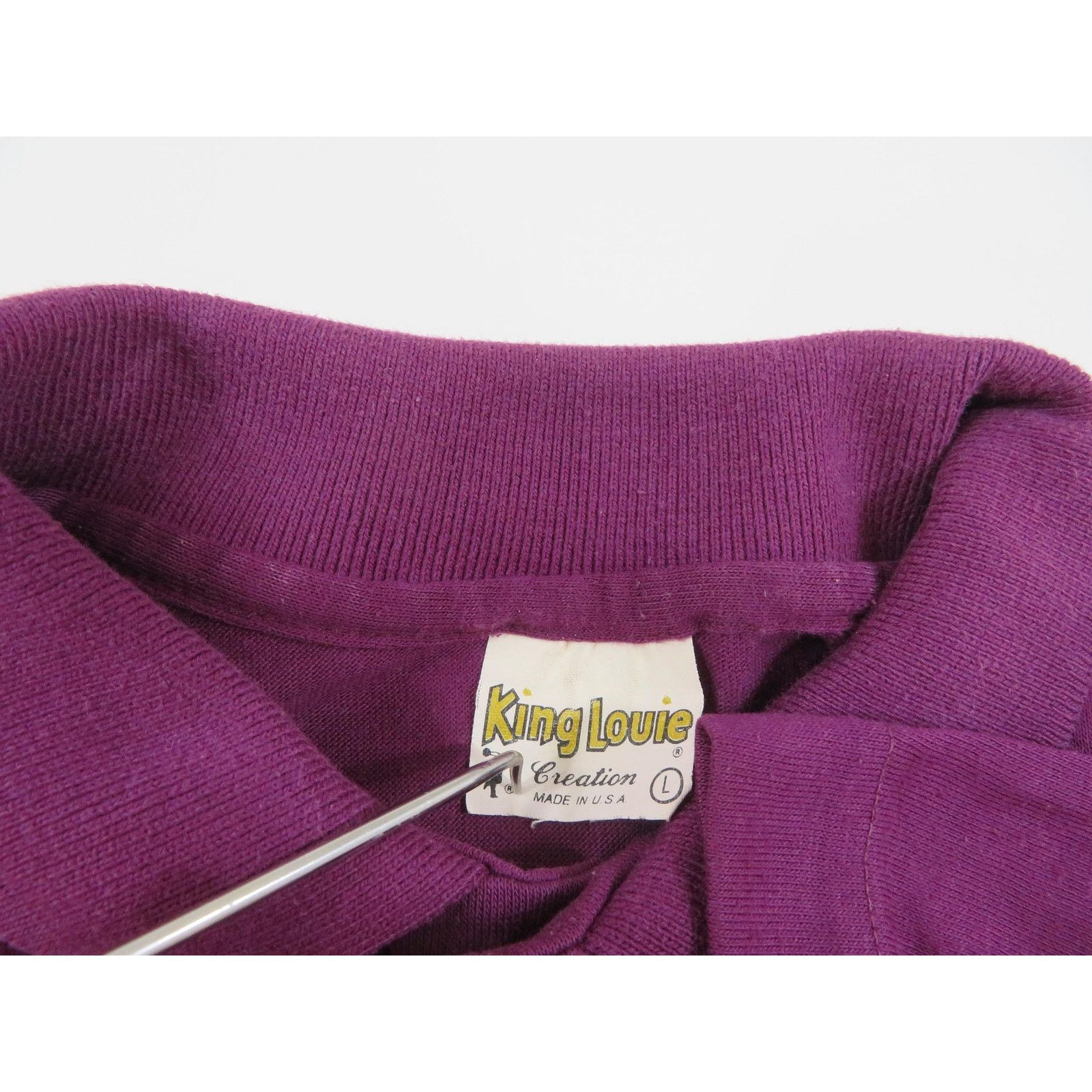 Other King Louis Shirt, Fair Lanes Bowling Polo Burgandy, L 1990s Size US L / EU 52-54 / 3 - 5 Thumbnail