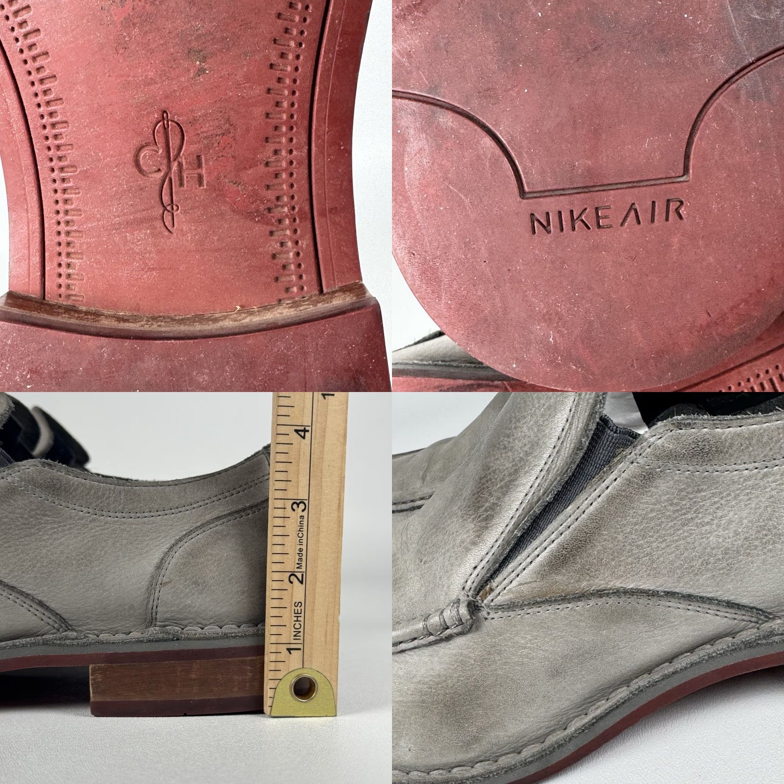 Cole Haan Cole Haan Air Grand Loafers Mens Size 12 Gray Leather Comfort Cushioned Size US 12 / EU 45 - 8 Thumbnail