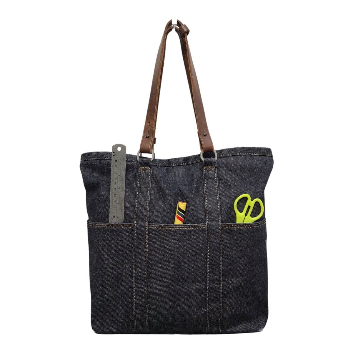 Hysteric Glamour × If Six Was Nine × Japanese Brand Denim Indigo Tote Bag Size ONE SIZE - 3 Thumbnail