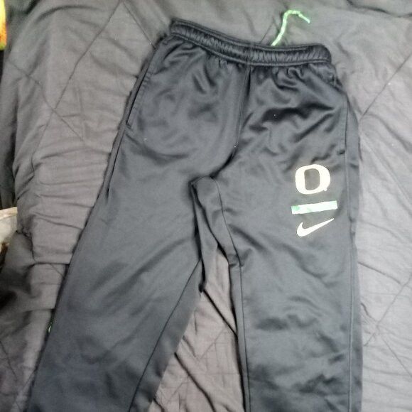 NCAA × Nike × Vintage Vintage Y2K Nike Dri-Fit Oregon Ducks Service Sweatpants Size US 30 / EU 46 - 2 Thumbnail