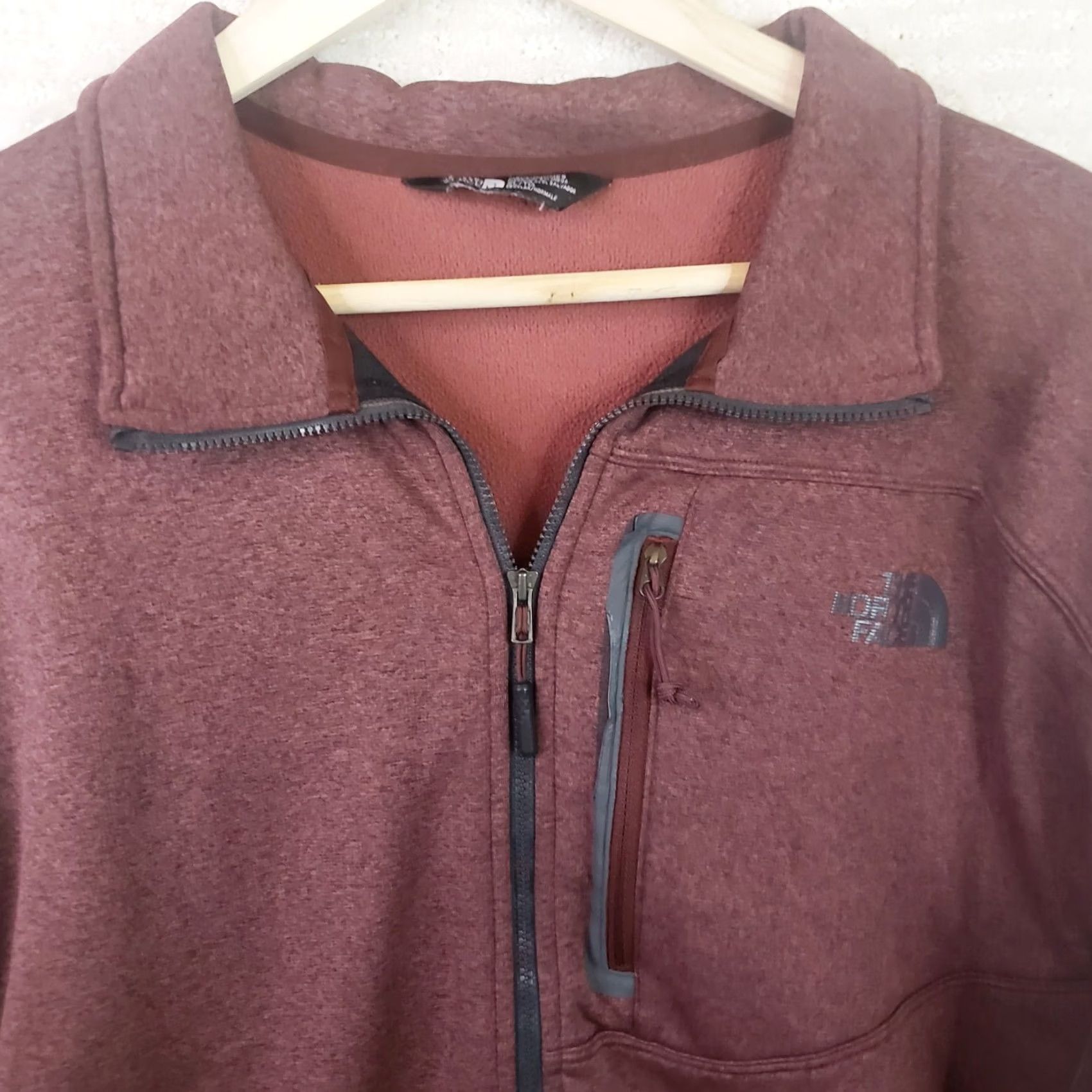The North Face The North Face Jacket Mens XL Brown Men Full Zip Polyester With Fleece Interior Size US XL / EU 56 / 4 - 5 Thumbnail
