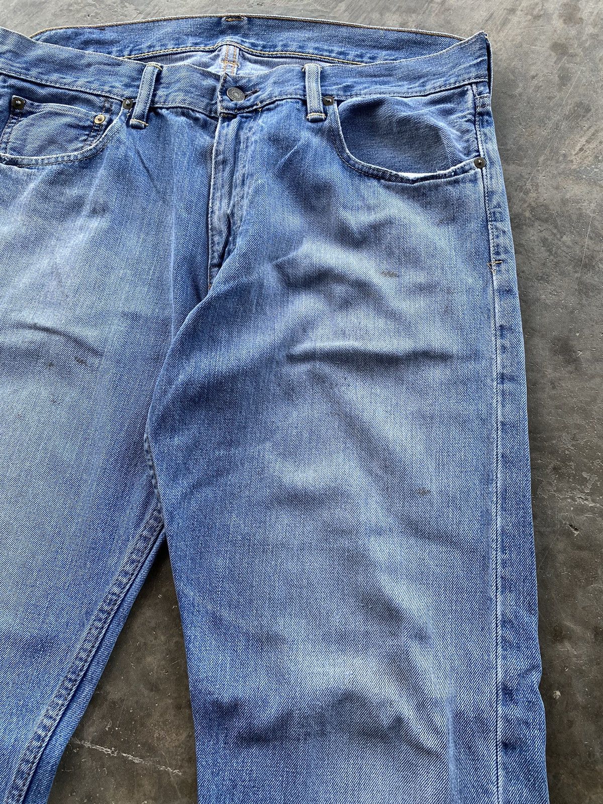 Polo Ralph Lauren Vintage Polo Ralph Lauren Denim Distressed 34x34 Size US 34 / EU 50 - 5 Thumbnail