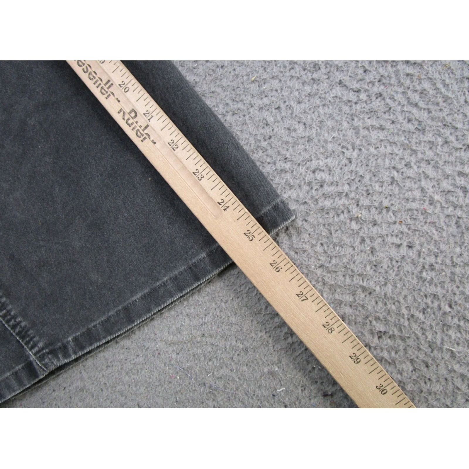 Vintage LL Bean Skirt Women's Size 6 A-Line Midi Gray Velour 0 80s Preppy Vintage No_GFQ1 Outdoors Size 28" / US 6 / IT 42 - 5 Thumbnail