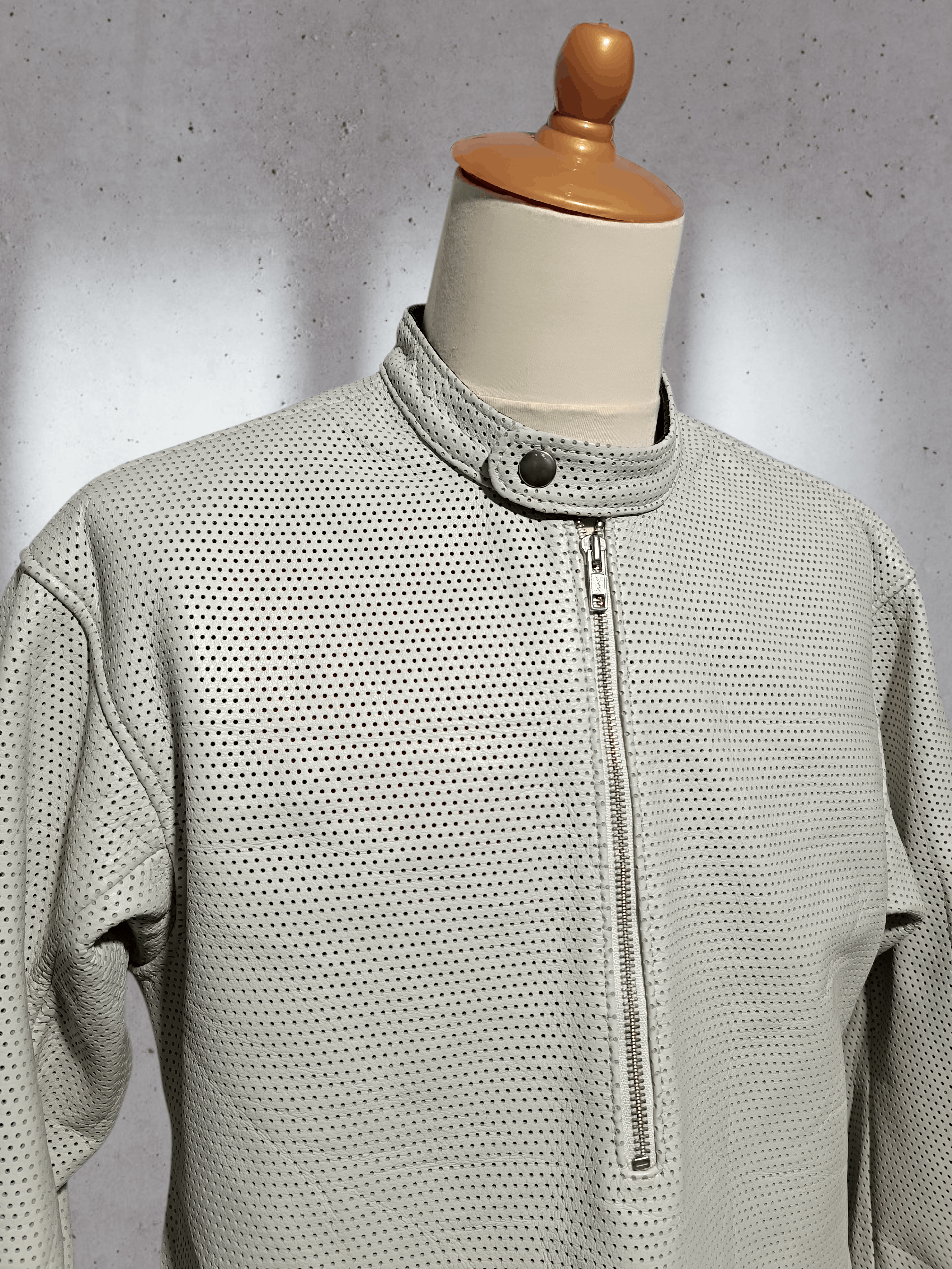 Japanese Brand Japanese Leather Mesh Jacket Size US M / EU 48-50 / 2 - 4 Thumbnail