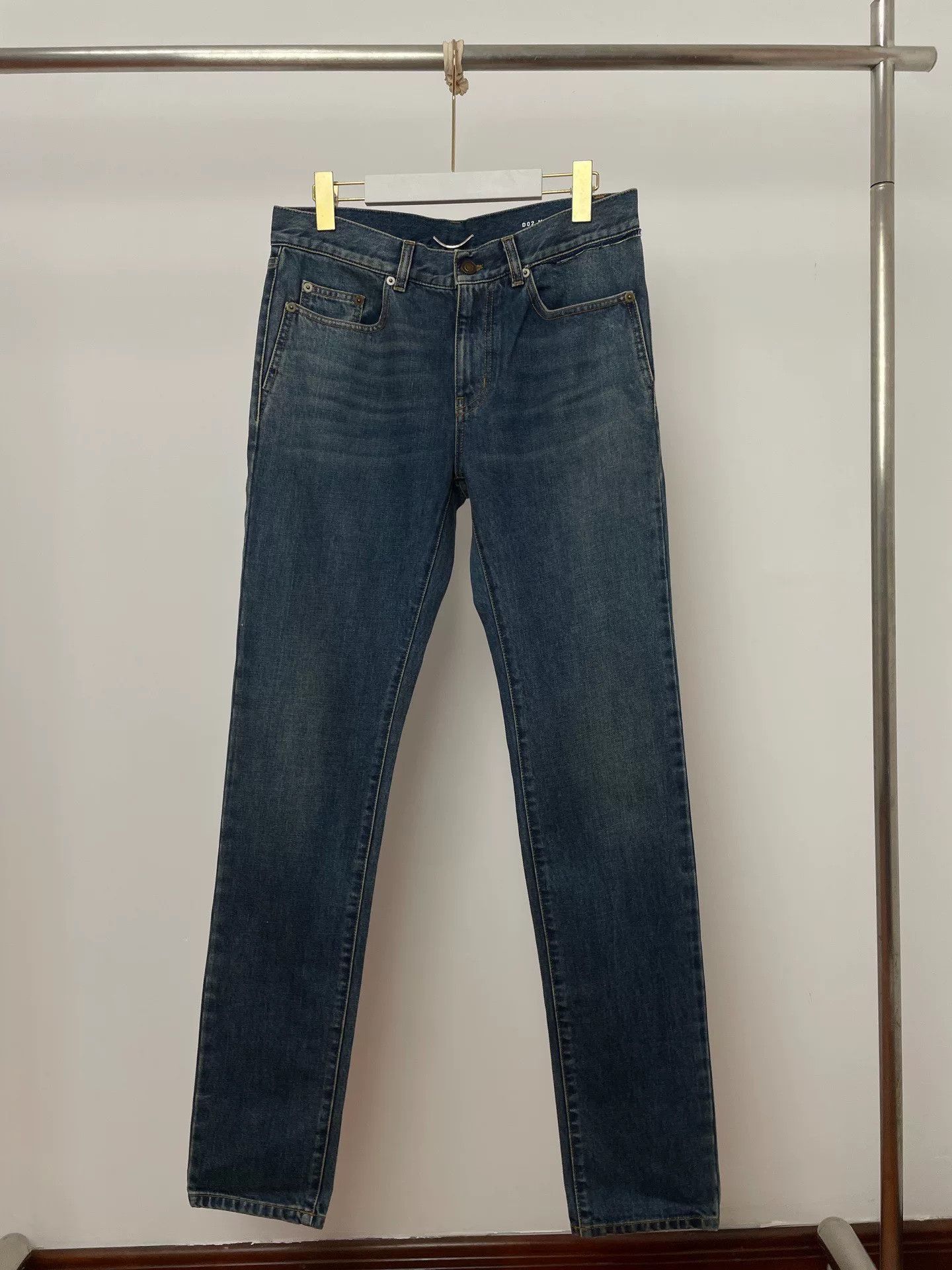 Saint Laurent Classic Straight-Leg Jeans