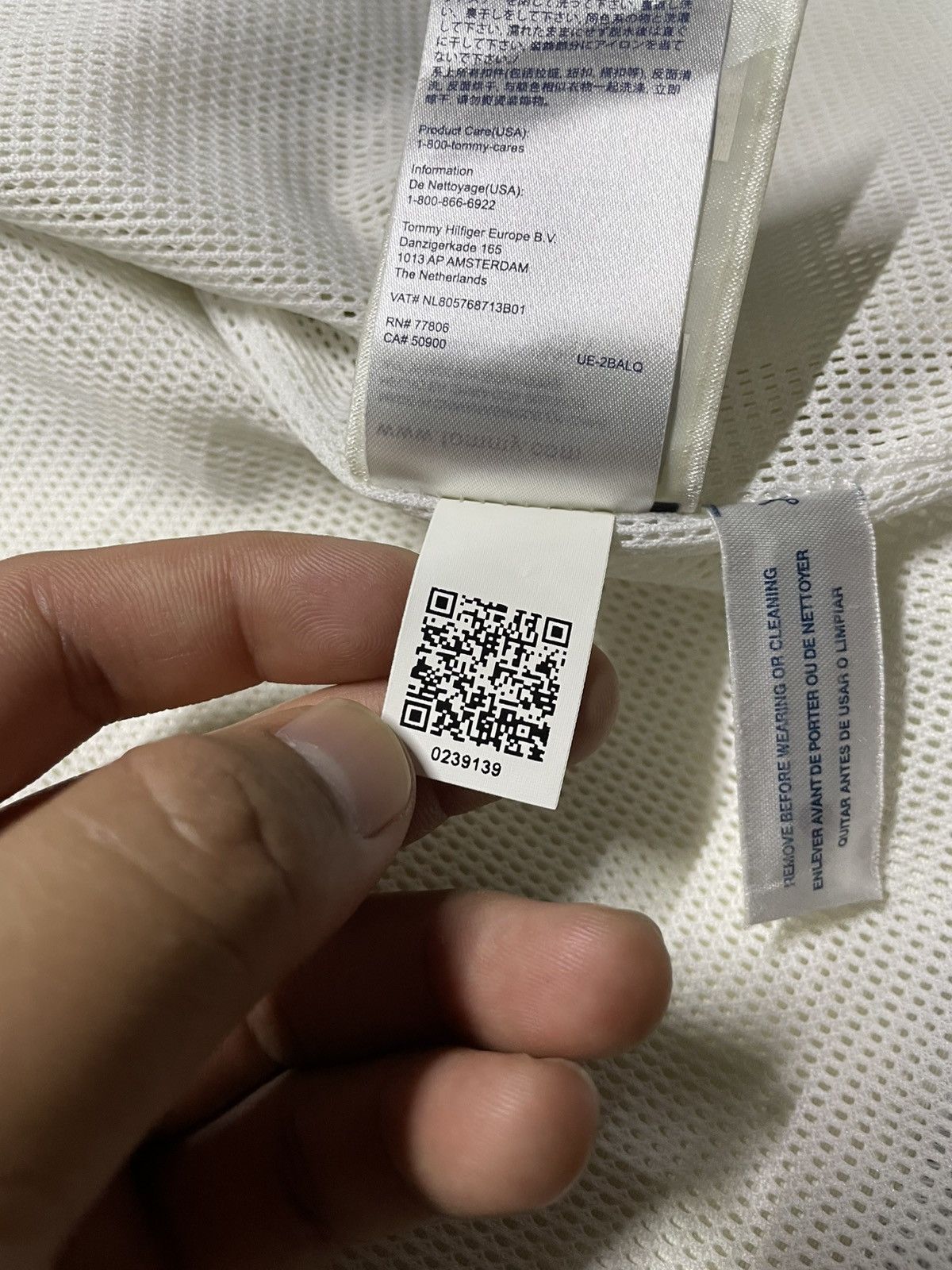 Tommy Hilfiger × Vintage Tommy Hilfiger combine bigflag white sportwear jacket Size US L / EU 52-54 / 3 - 15 Thumbnail