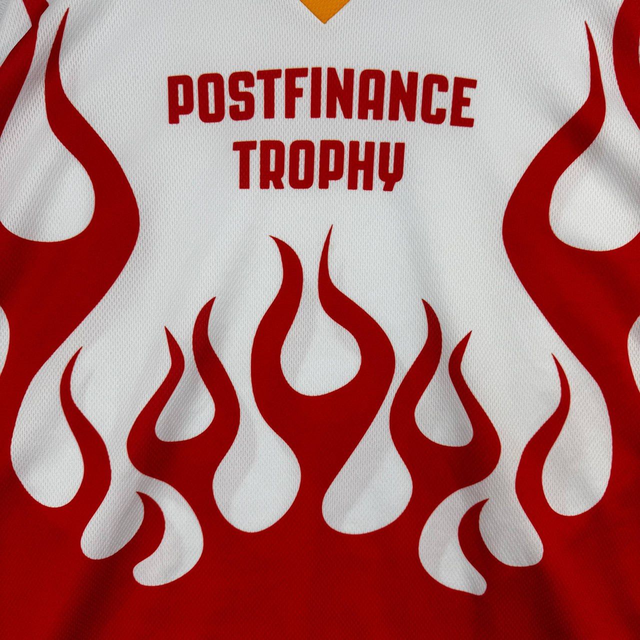Other Swiss Ice Hockey Jersey Post Finance Trophy Ochsner Flame S Size US S / EU 44-46 / 1 - 2 Thumbnail