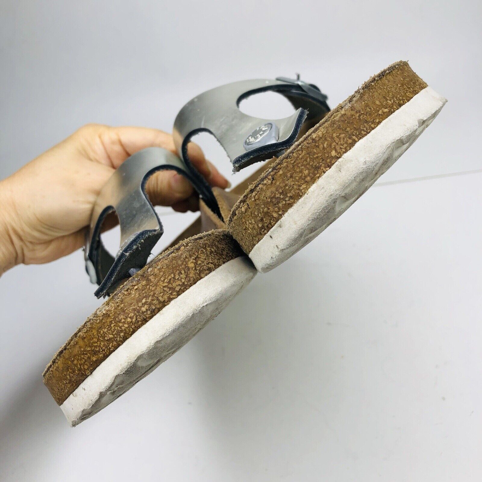Birkenstock Birkenstock Women's Gizeh Thong Sandals Silver Size EU 38 Size US 7.5 / IT 37.5 - 9 Thumbnail