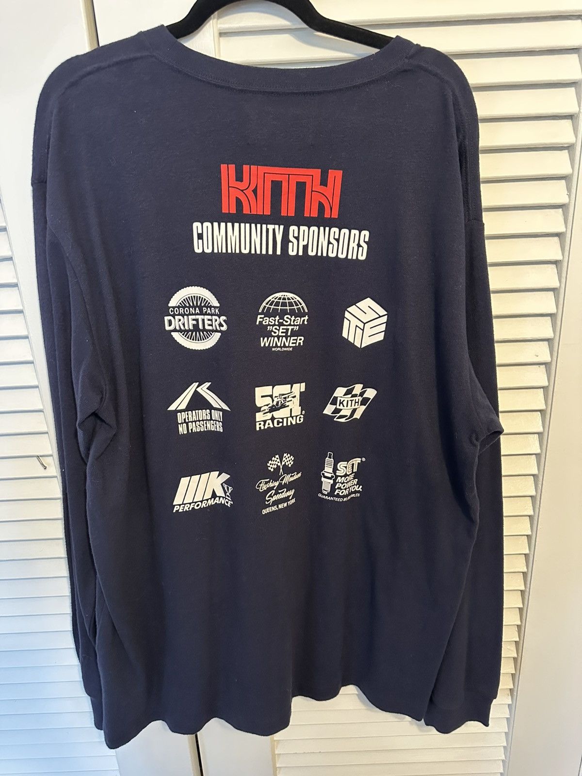 Kith Kith Community Sponsore L/S Tee - Navy Size US XXL / EU 58 / 5 - 3 Thumbnail
