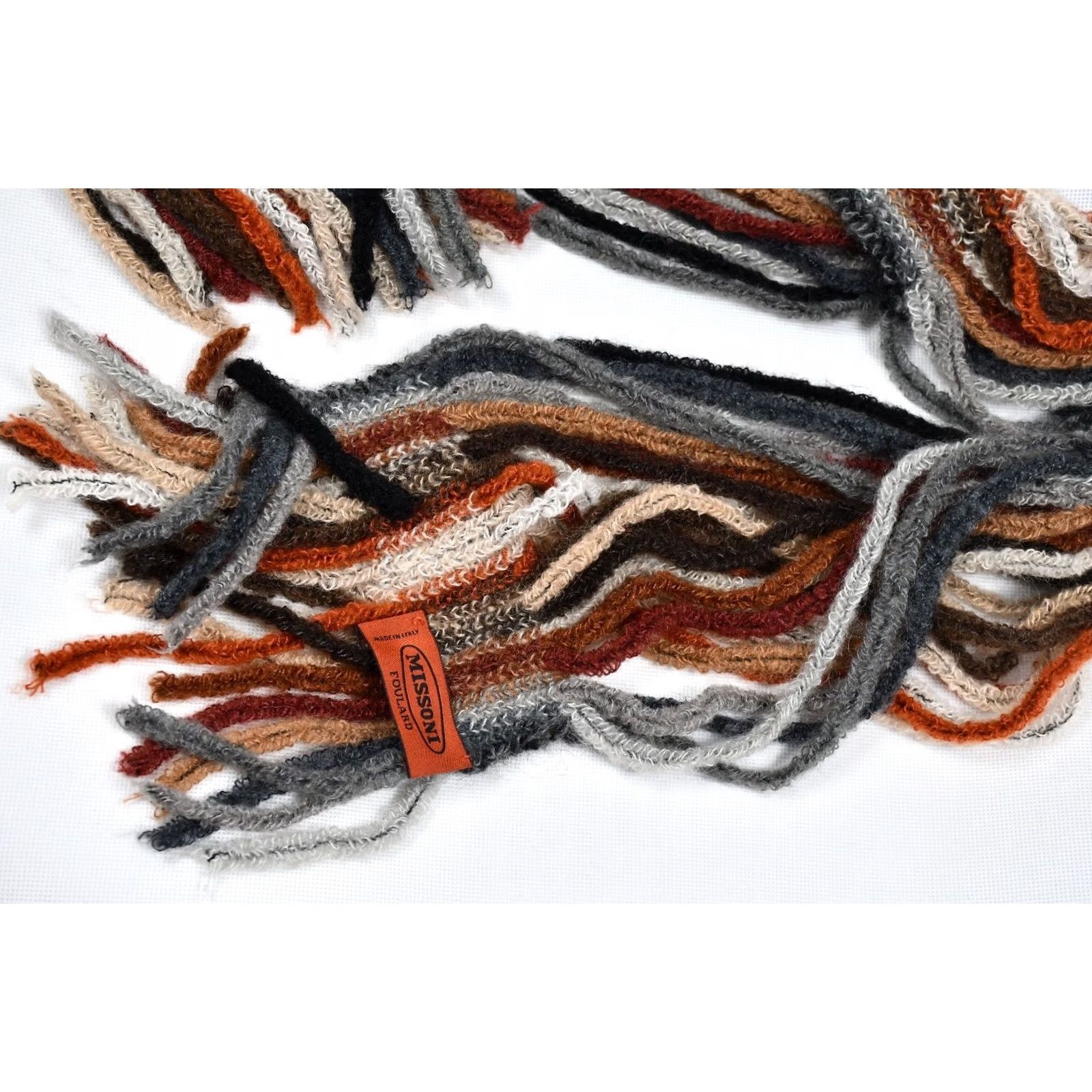 Missoni Missoni Scarf Wool Multicolor Foulard Knit Women Size ONE SIZE - 3 Thumbnail