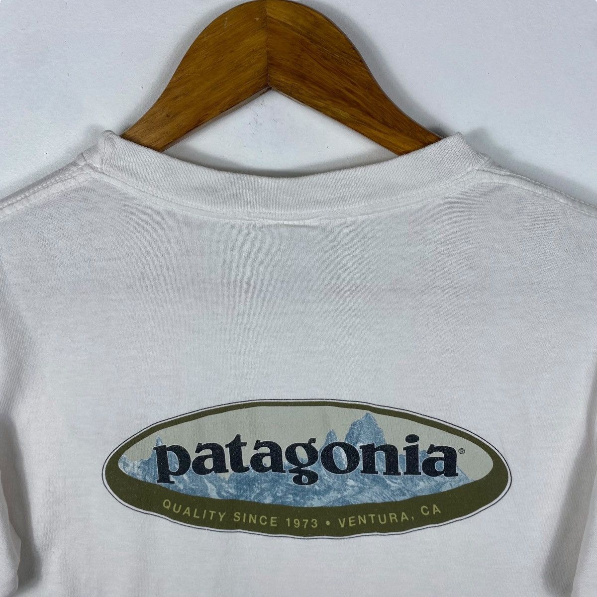 Patagonia Vintage 00's PATAGONIA Logo Graphic Tee Shirt Small Size Size US S / EU 44-46 / 1 - 2 Thumbnail