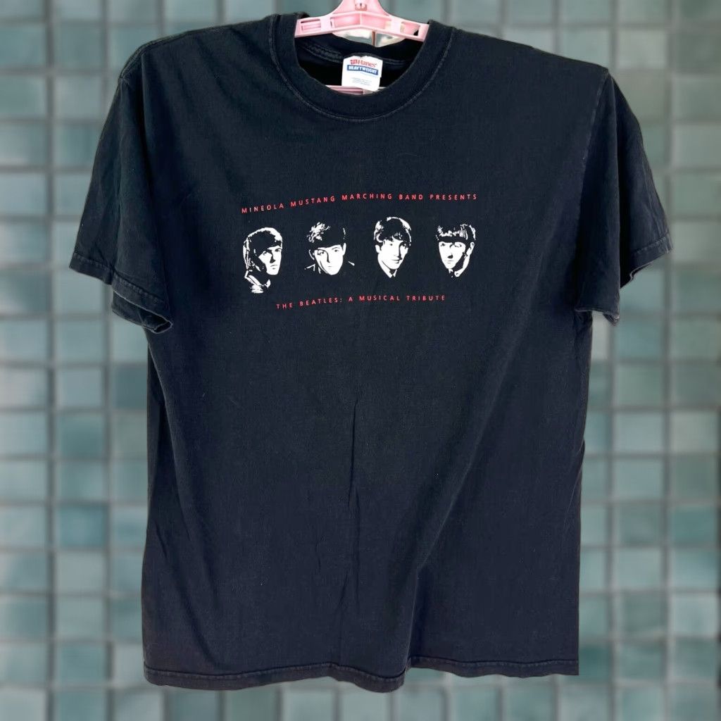 Disney VINTAGE Beatles Shirt Disney World 2003 T-Shirt Adult L Black Logo Graphic Mens Size US L / EU 52-54 / 3 - 1 Thumbnail