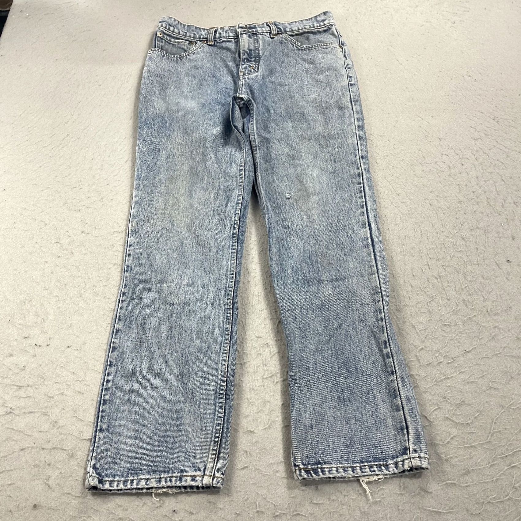 Levi's VINTAGE Levi's 509 Jeans Mens 32x29 Blue Distressed Workwear Denim USA 80s Jeans Mens 32x29 Blue Distressed USA 80s Size US 32 / EU 48 - 2 Thumbnail