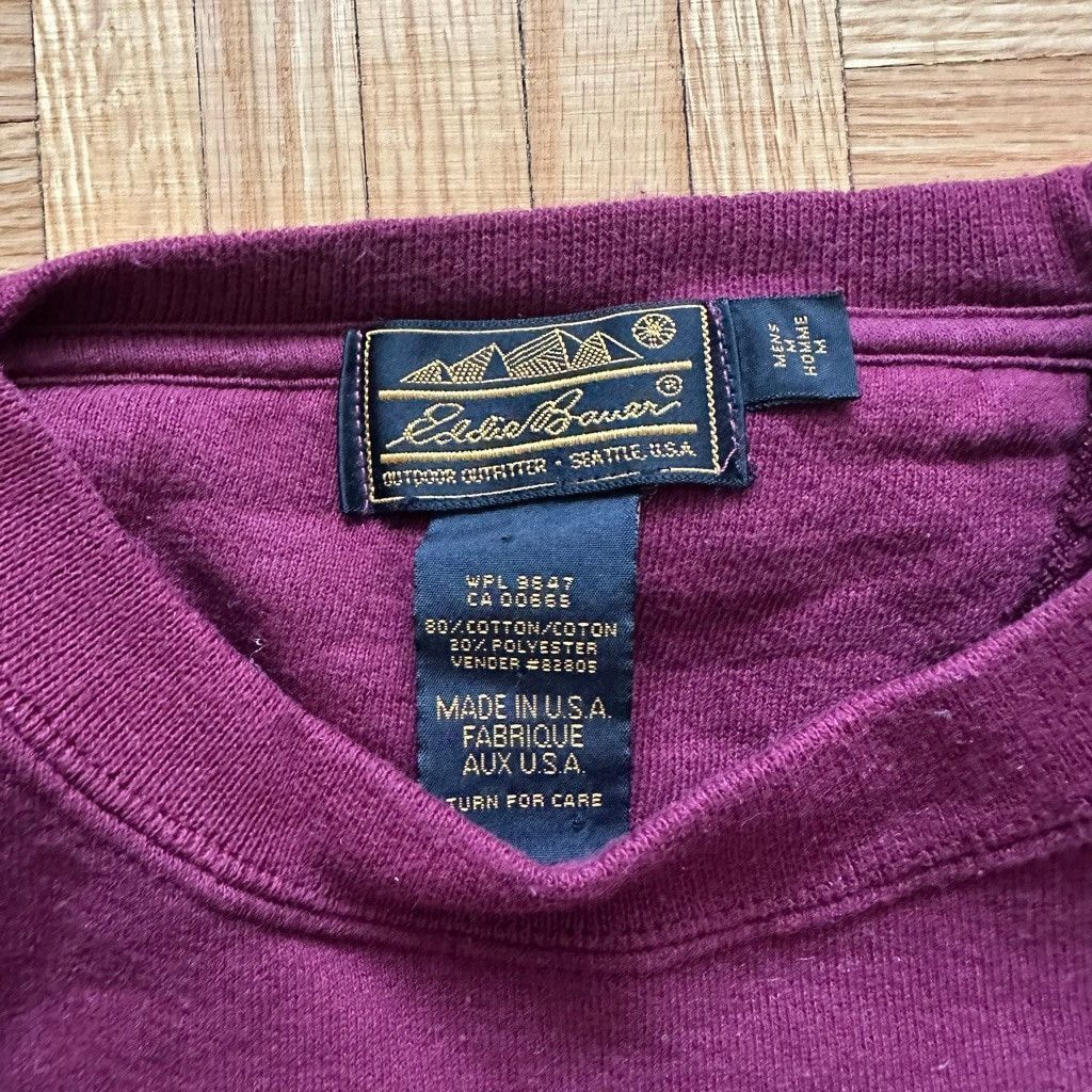Eddie Bauer × Vintage Vintage 90s Eddie Bauer Made in USA sweatshirt Medium Size US M / EU 48-50 / 2 - 3 Thumbnail