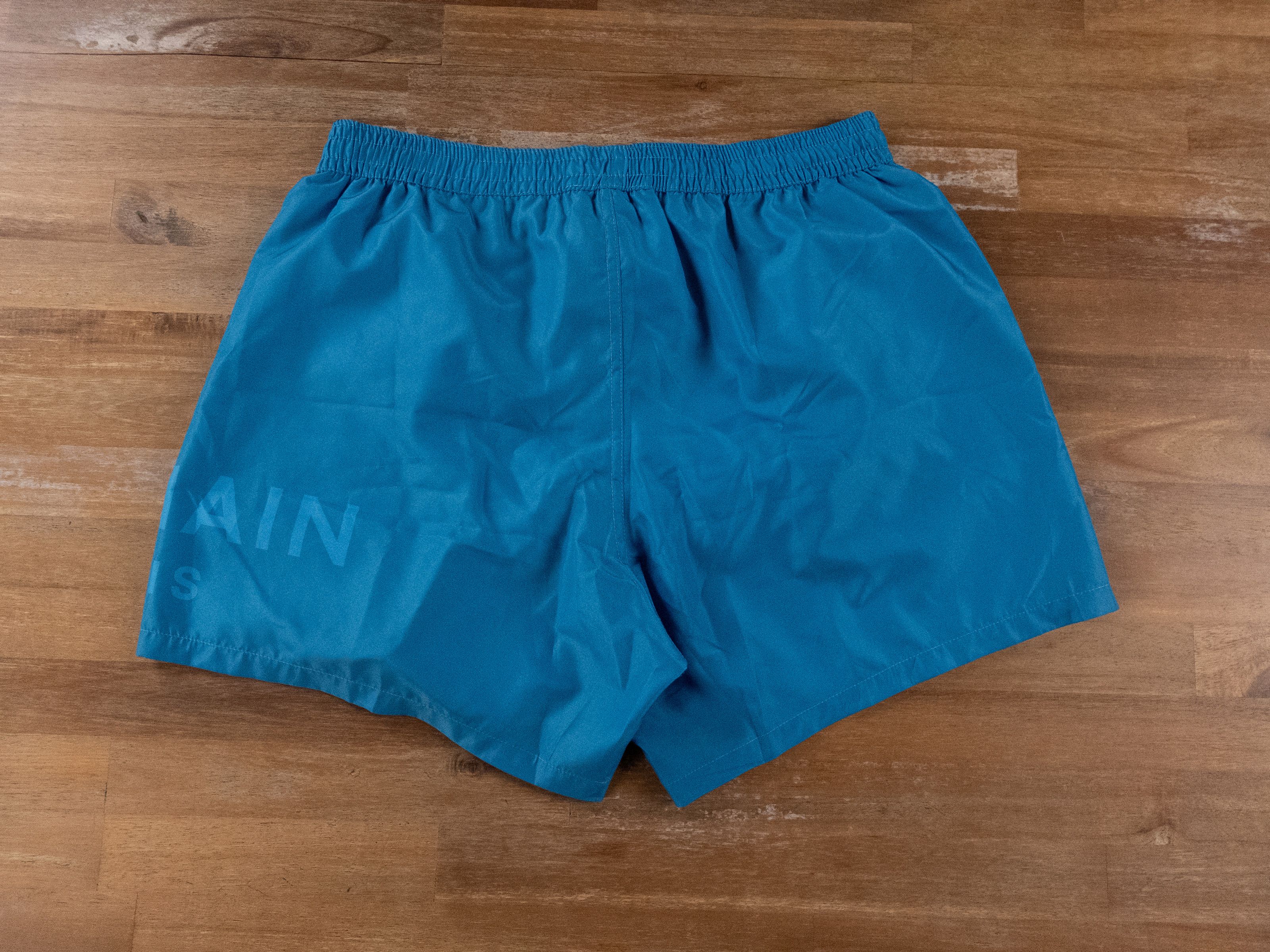 Balmain BALMAIN blue basic logo print swim shorts trunks Large Size US 34 / EU 50 - 7 Thumbnail