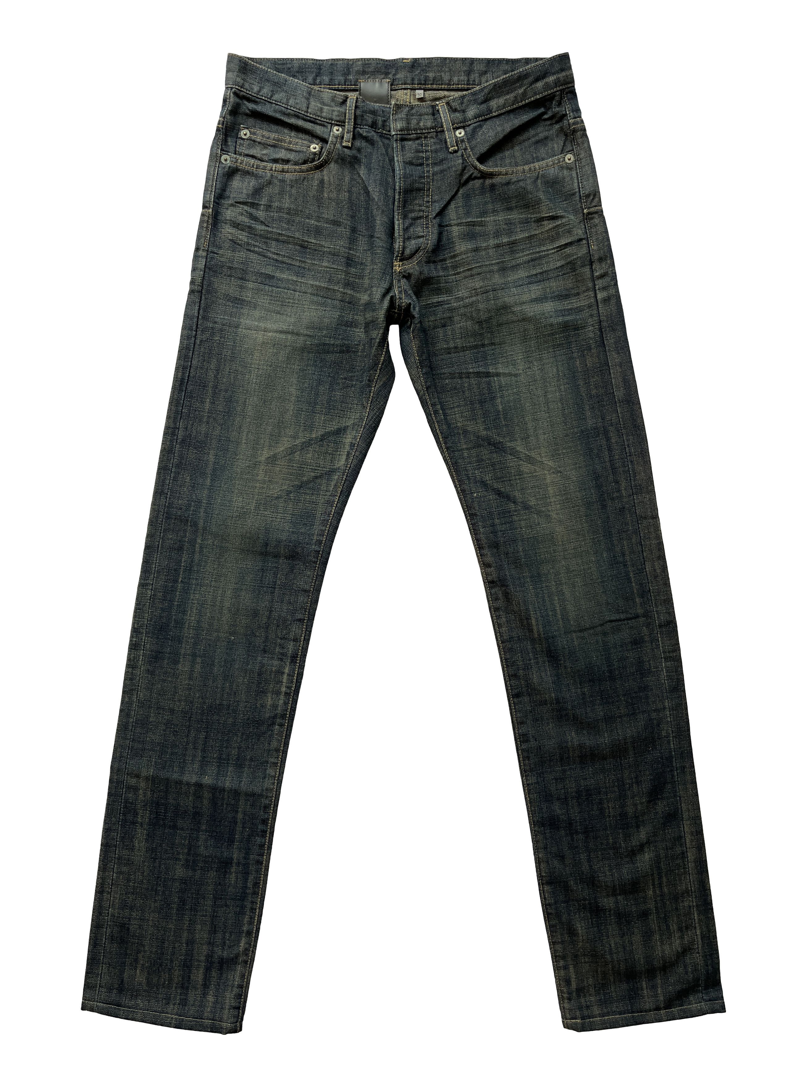 2005 MIJ Dior by Hedi Glitter Coated Jeans