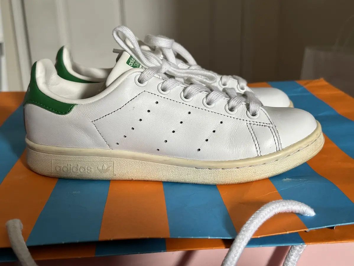 Adidas STAN SMITH SHOES (2015) Size US 5 / EU 37 - 1 Thumbnail