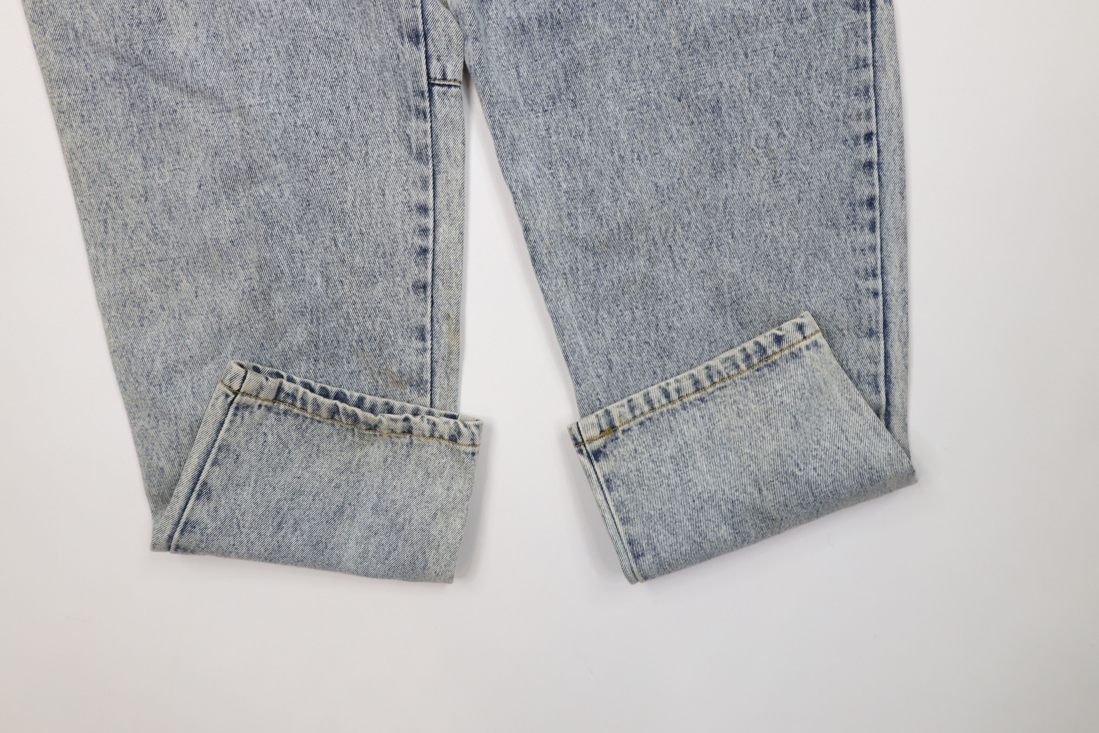 Vintage Deadstock Vintage 90s Streetwear Trim Acid Wash Denim Jeans Size 32" / US 10 / IT 46 - 5 Thumbnail