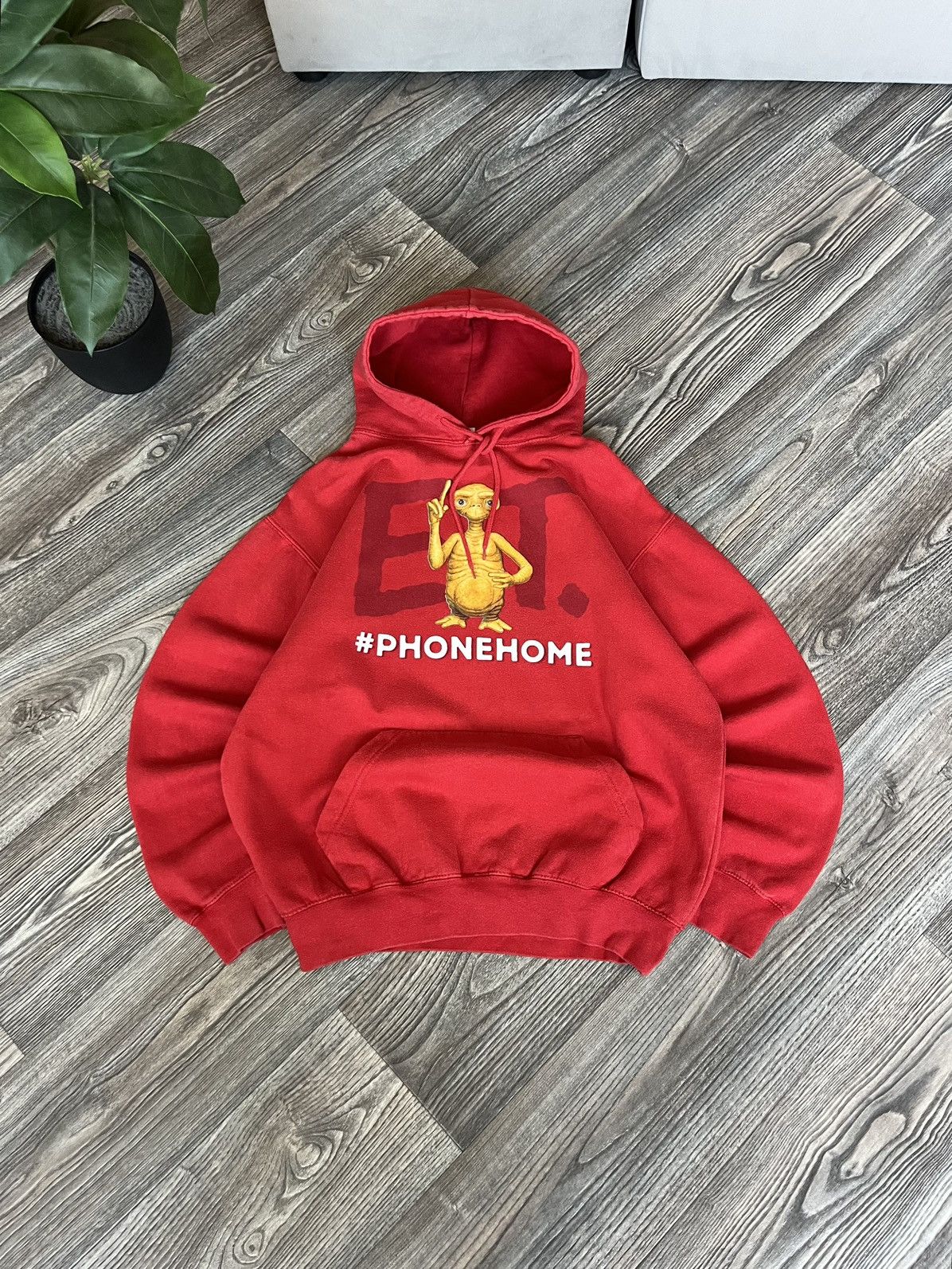 UNIVERSAL STUDIOS ET PHONE HOME VINTAGE BOXY USA HOODIE