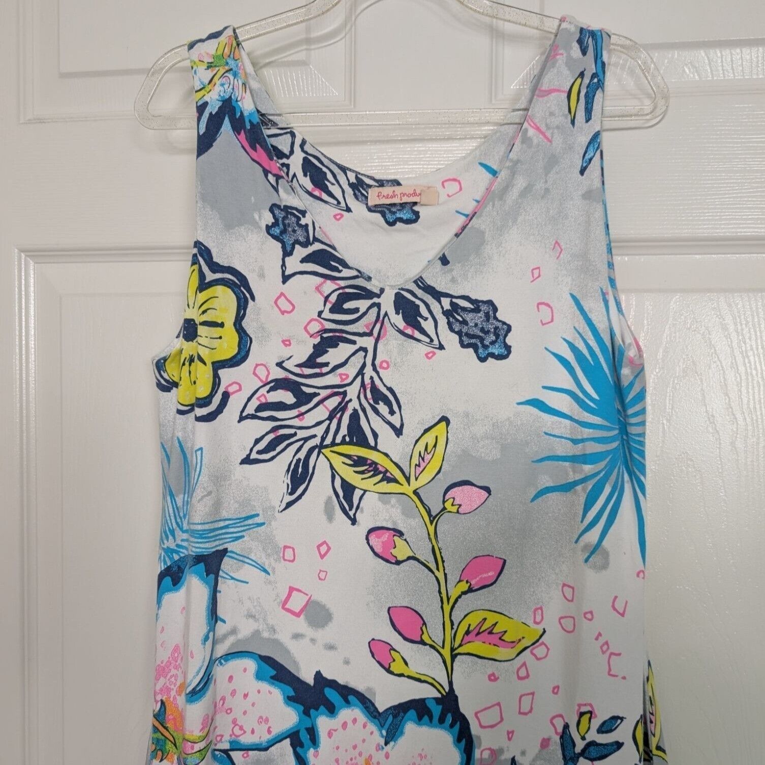 Designer Fresh Produce Floral Cabana Tank Maxi Dress Womens Size M Size M / US 6-8 / IT 42-44 - 2 Thumbnail
