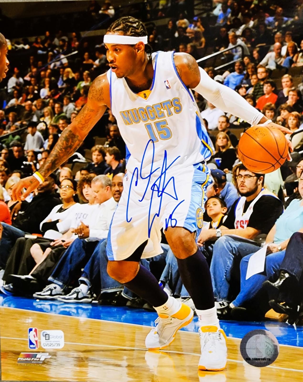 NBA Carmelo Anthony Signed Autographed 8x10 Photo Denver Nuggets Size ONE SIZE - 1 Thumbnail