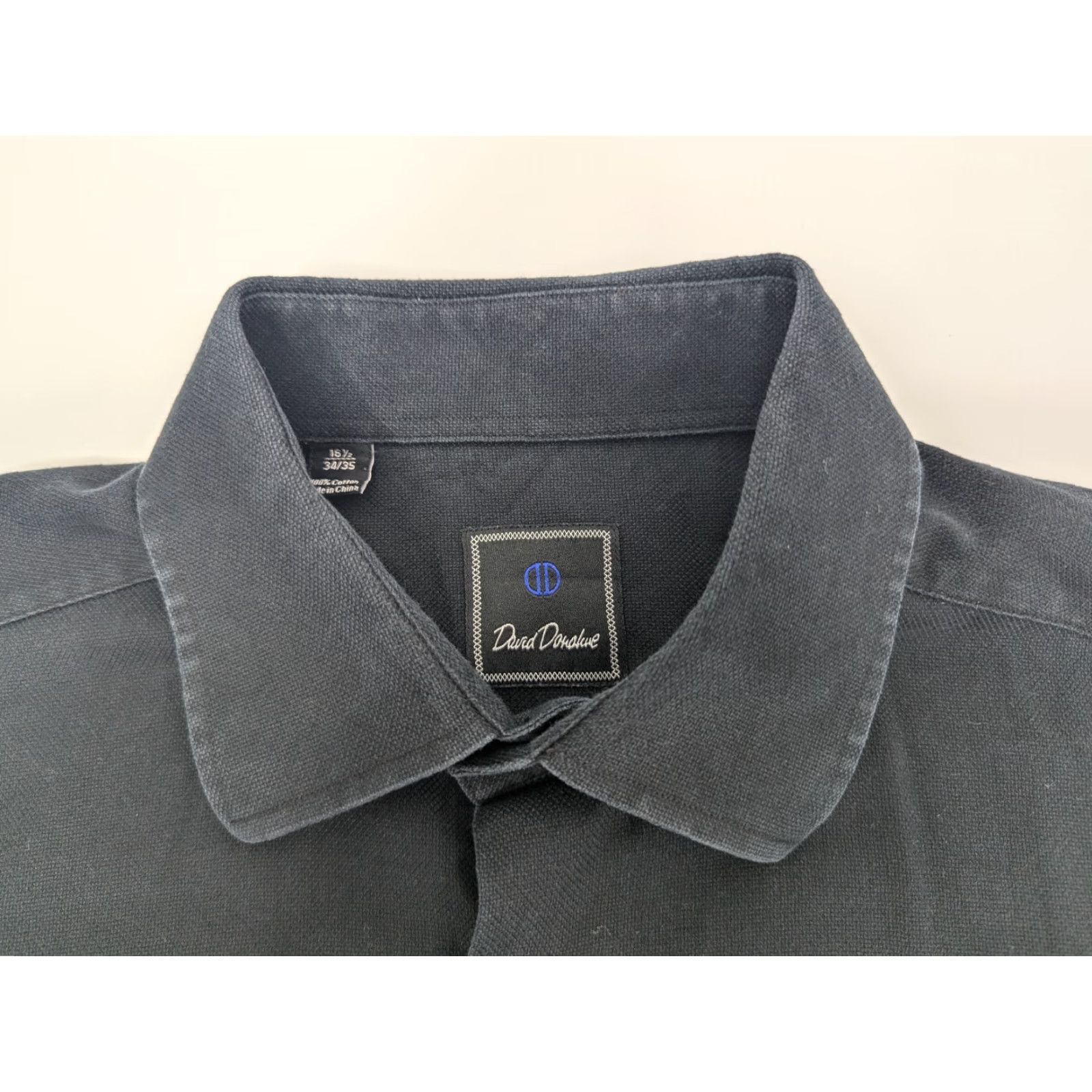 David Donahue David Donahue Shirt Men’s 16.5 34/35 Button-Down Long Sleeve Cotton Black Check Dress Shirt Mens Size 16.5 Size US XL / EU 56 / 4 - 7 Thumbnail