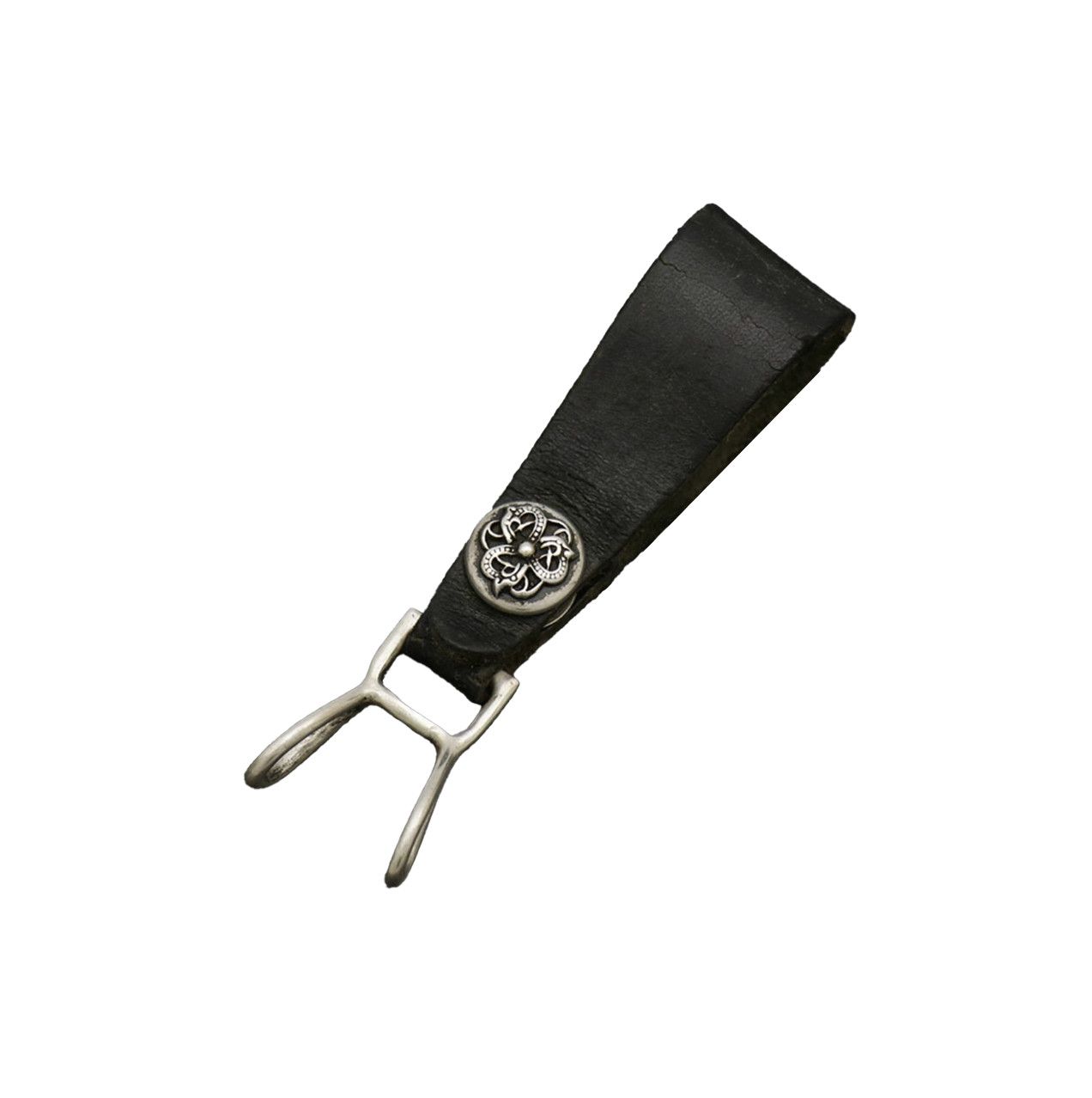 Pre-owned Chrome Hearts Leather Belt Loop