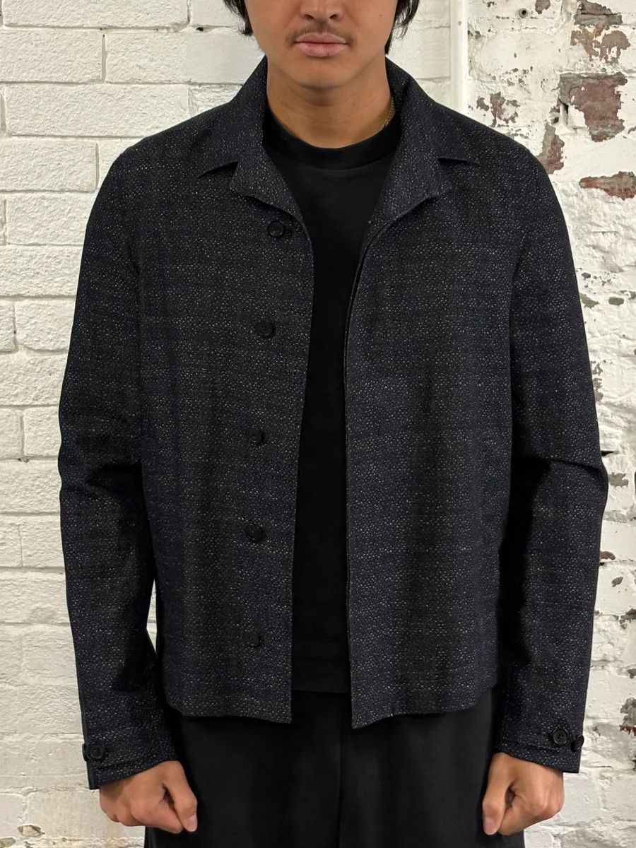 Emporio Armani AW2015 Emporio Armani Wool Navy Jacket Size US M / EU 48-50 / 2 - 2 Thumbnail