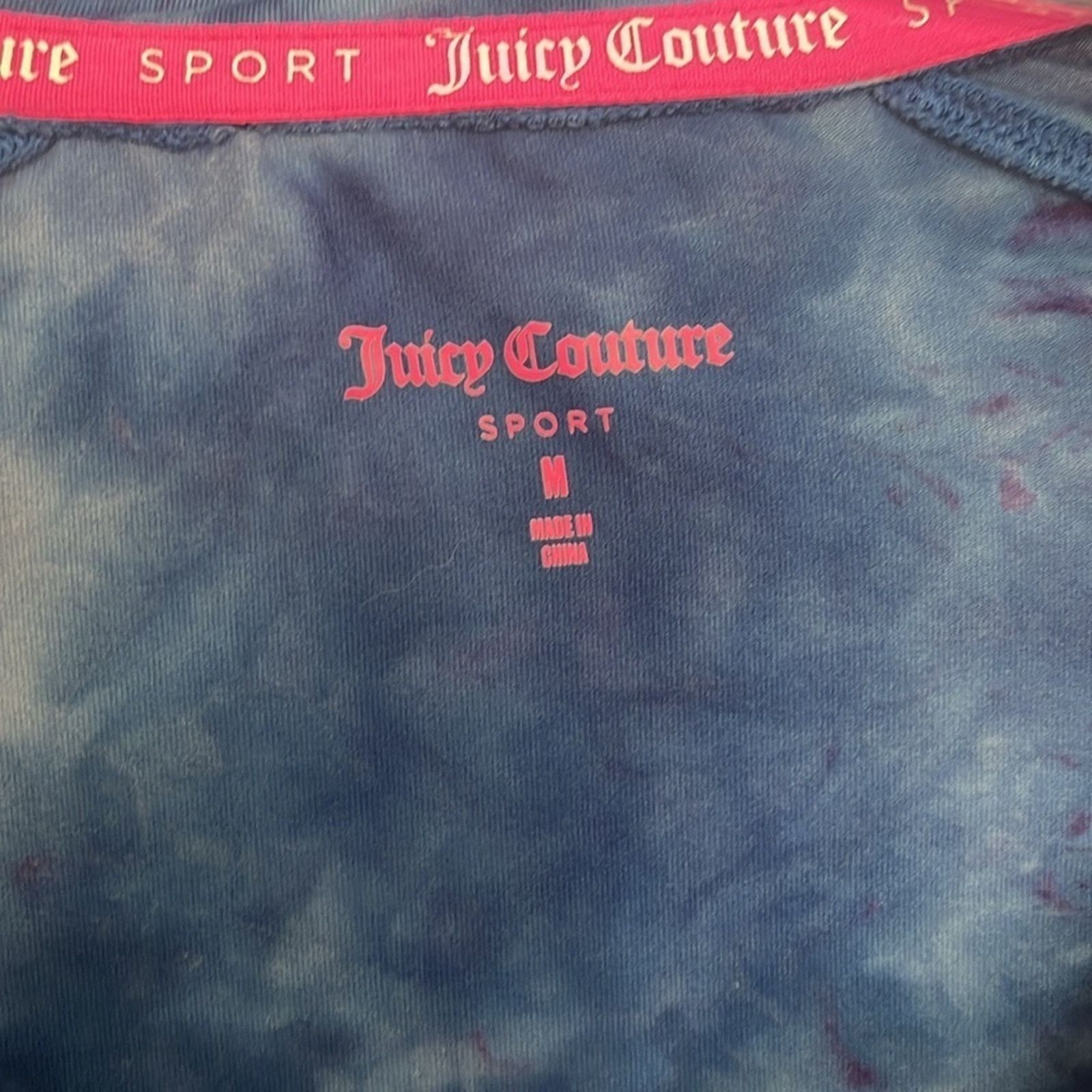 Juicy Couture Juicy Couture Women's Nirvana Studio Zip Hoodie Tie Dye Size M / US 6-8 / IT 42-44 - 4 Thumbnail
