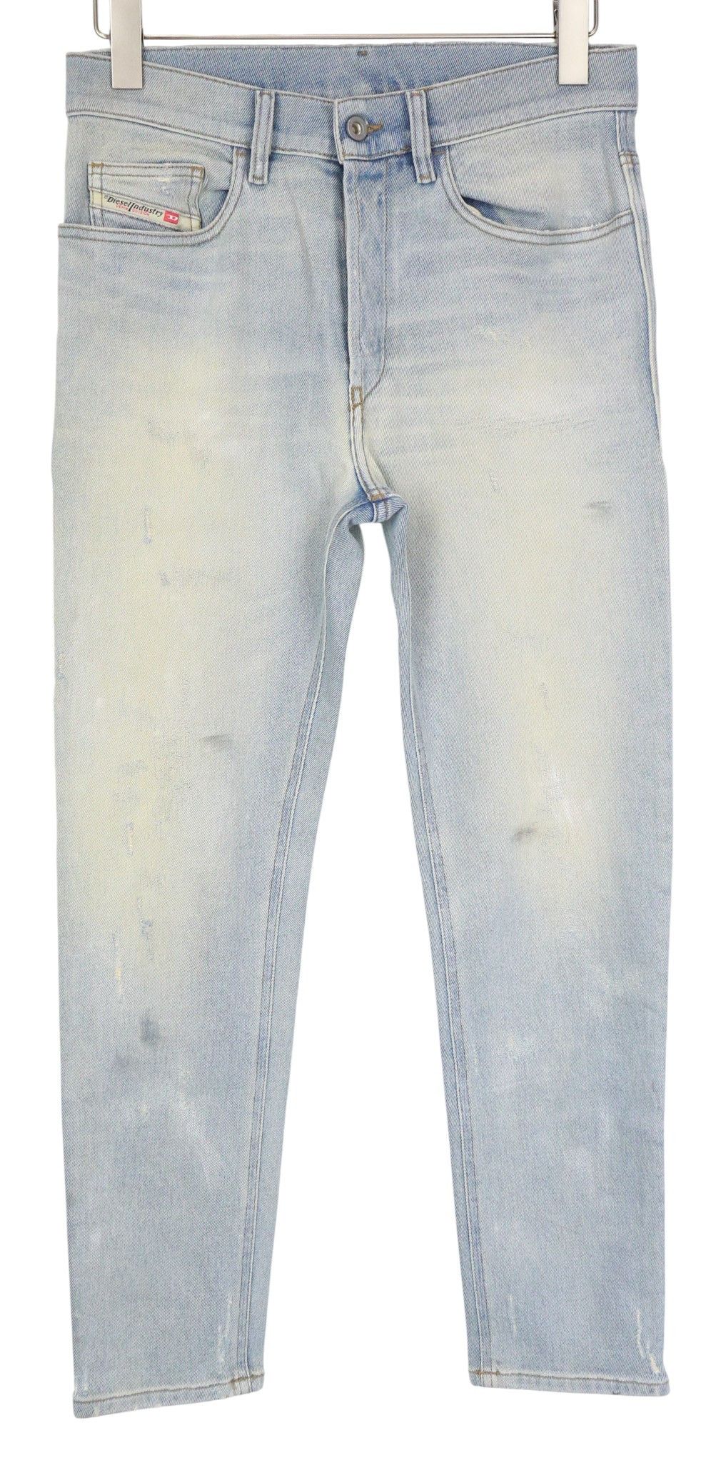 Diesel D-EETAR 081AK W28/L32 Blue Stretch Taper Distress 86904 Size US 28 / EU 44 - 1 Thumbnail