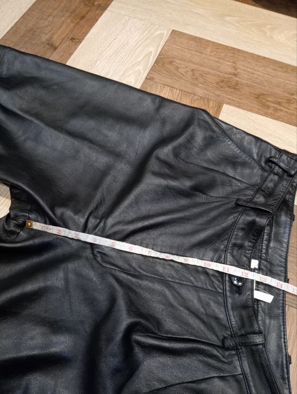 Japanese Brand VINTAGE JAPANESE SHEEPSKIN LEATHER BAGGY PANTS Size US 33 - 10 Thumbnail